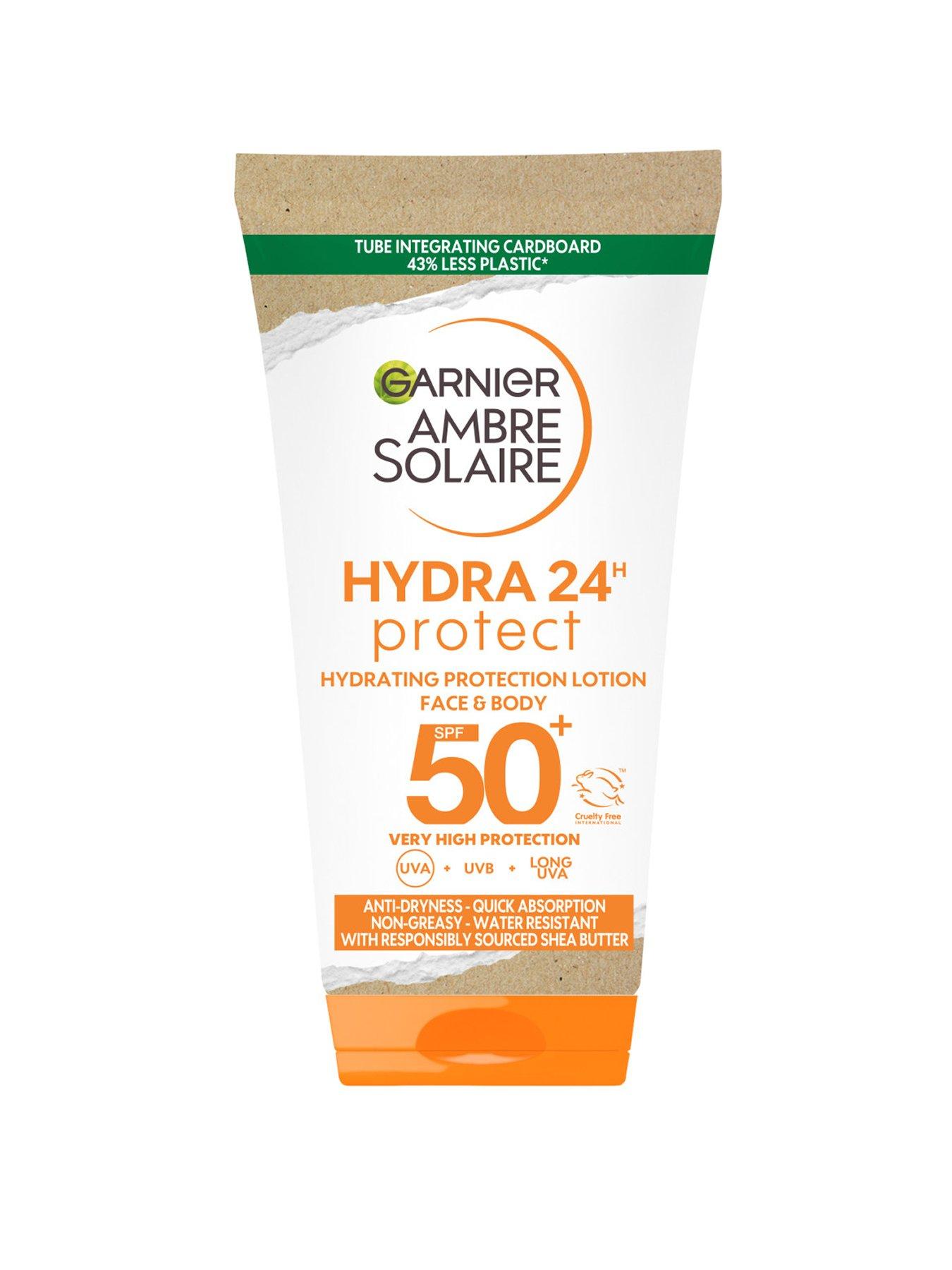 Image 1 of 2 of Garnier Ambre Solaire SPF 50+ Hydra 24 Hour Protect Hydrating Sun Cream Lotion -&nbsp;50ml