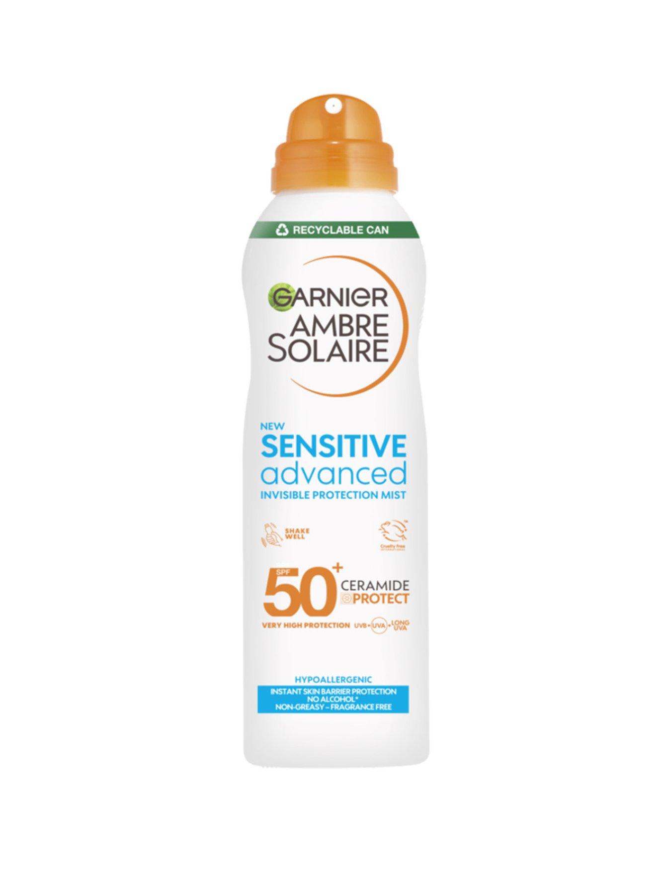 undefined Ambre Solaire SPF 50+ Sensitive Advanced Hypoallergenic Dry Mist Sun Cream Spray 150ml