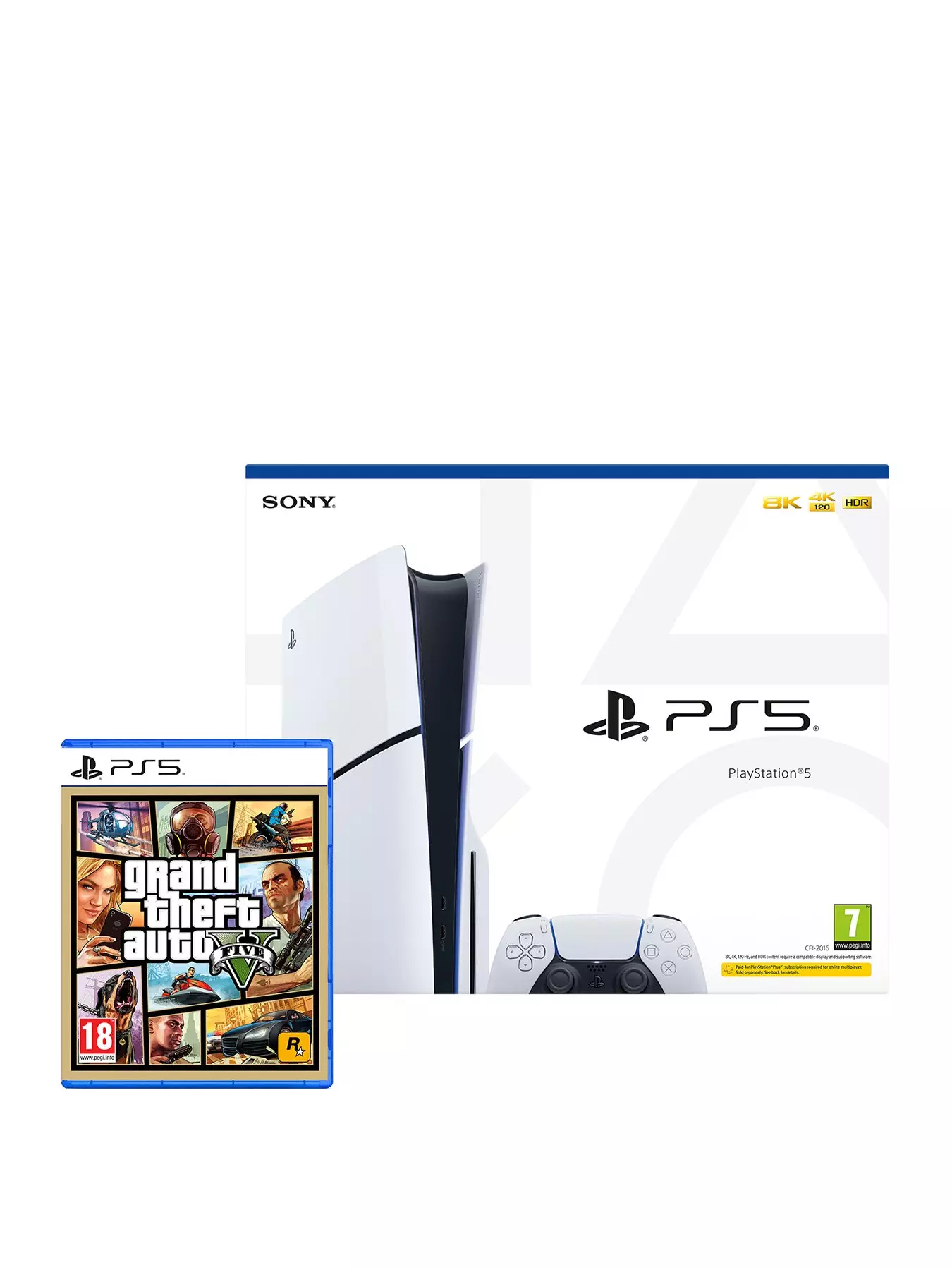 PlayStation 5 Disc Console & Grand Theft Auto V