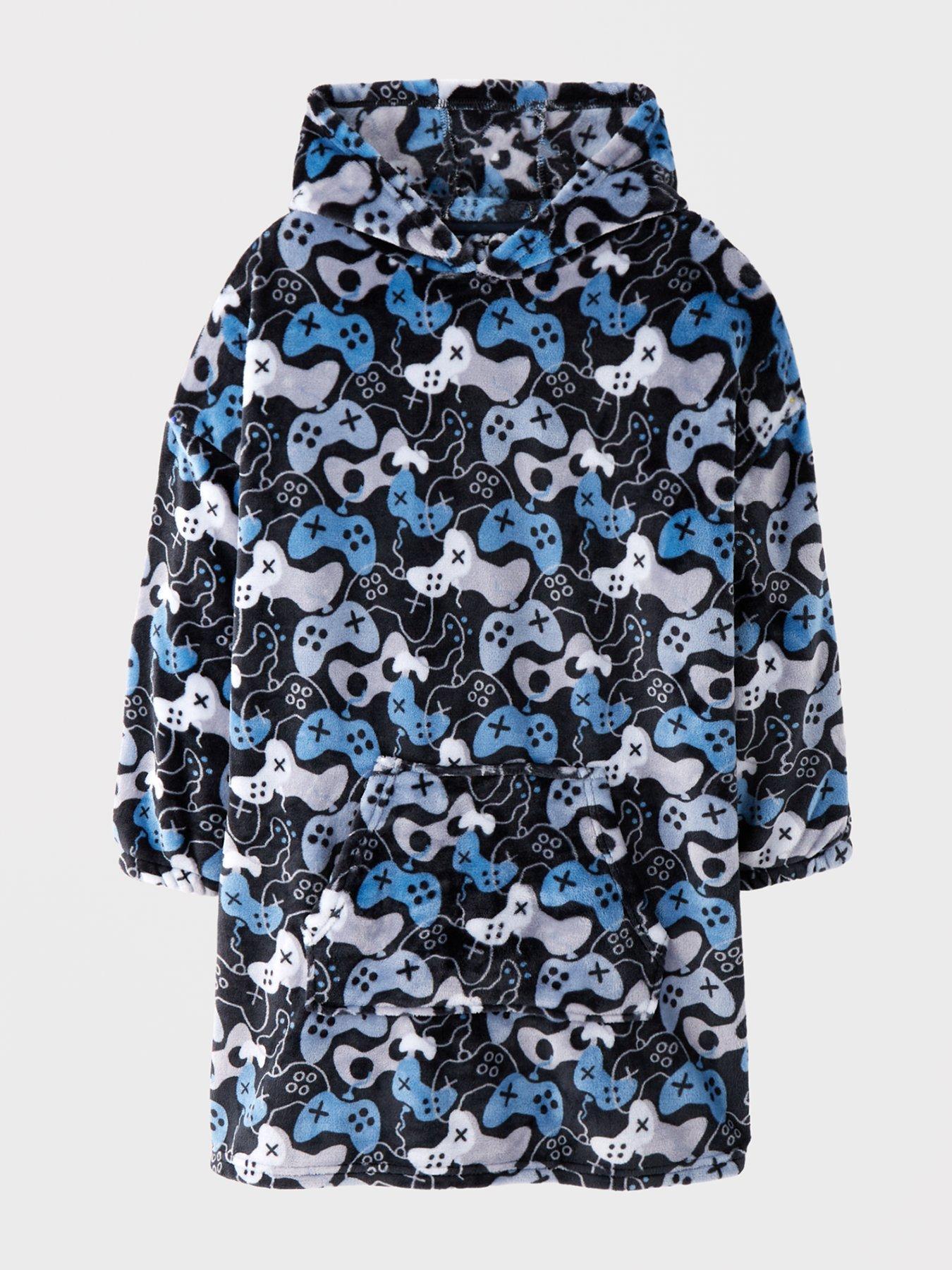 undefined Boys Fleece Gaming Poncho - Multi