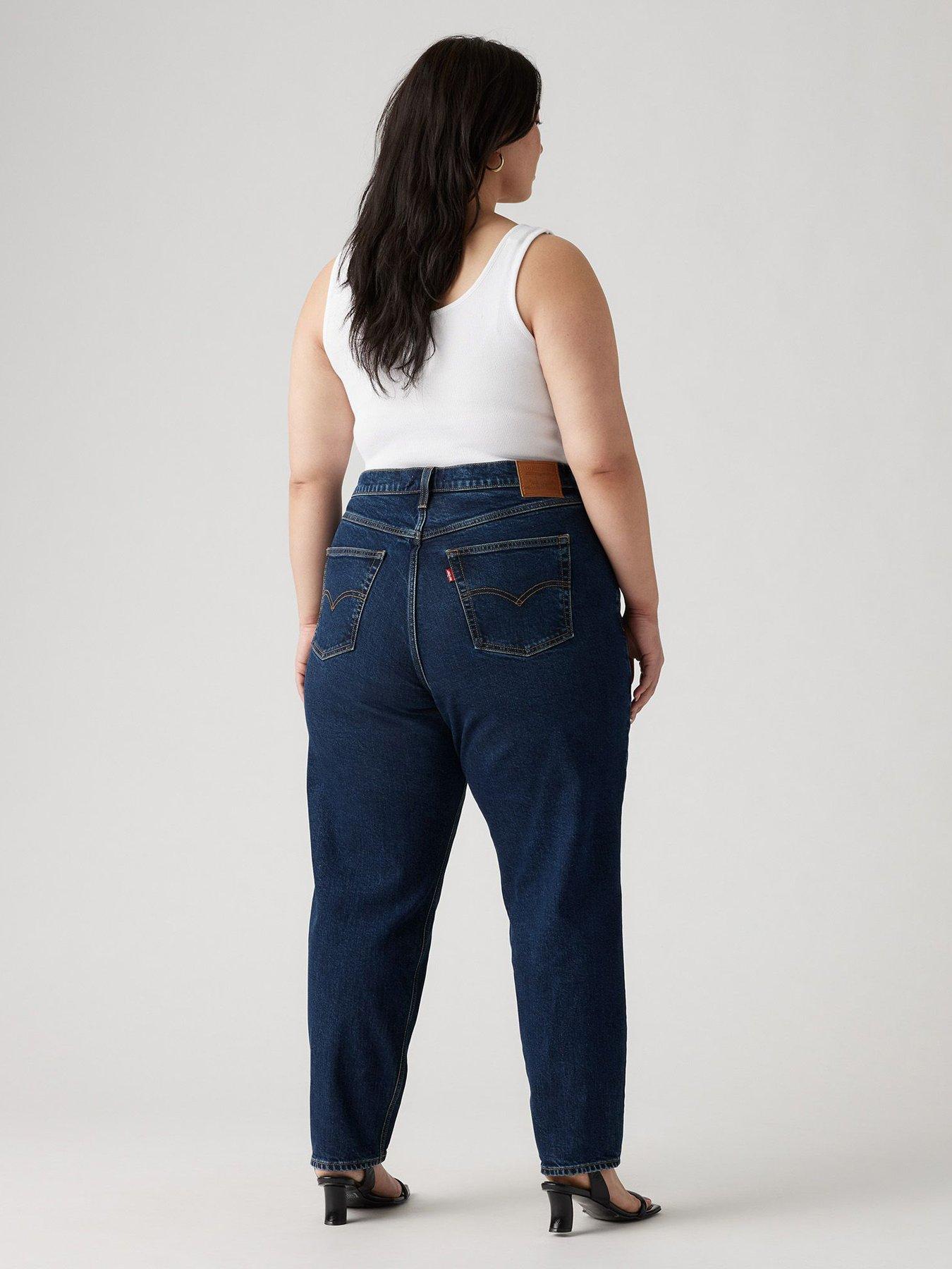 Levi's Plus Plus 80s Mom Jean Eroded Way Blue Very