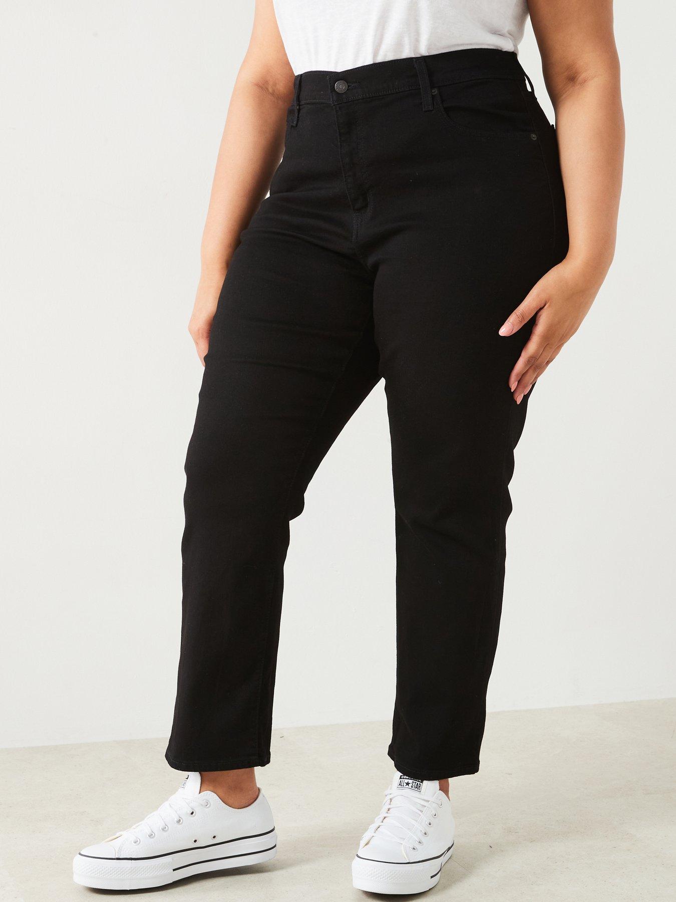 Levi's Plus 724T High Rise Slim Straight Jeans (plus Size