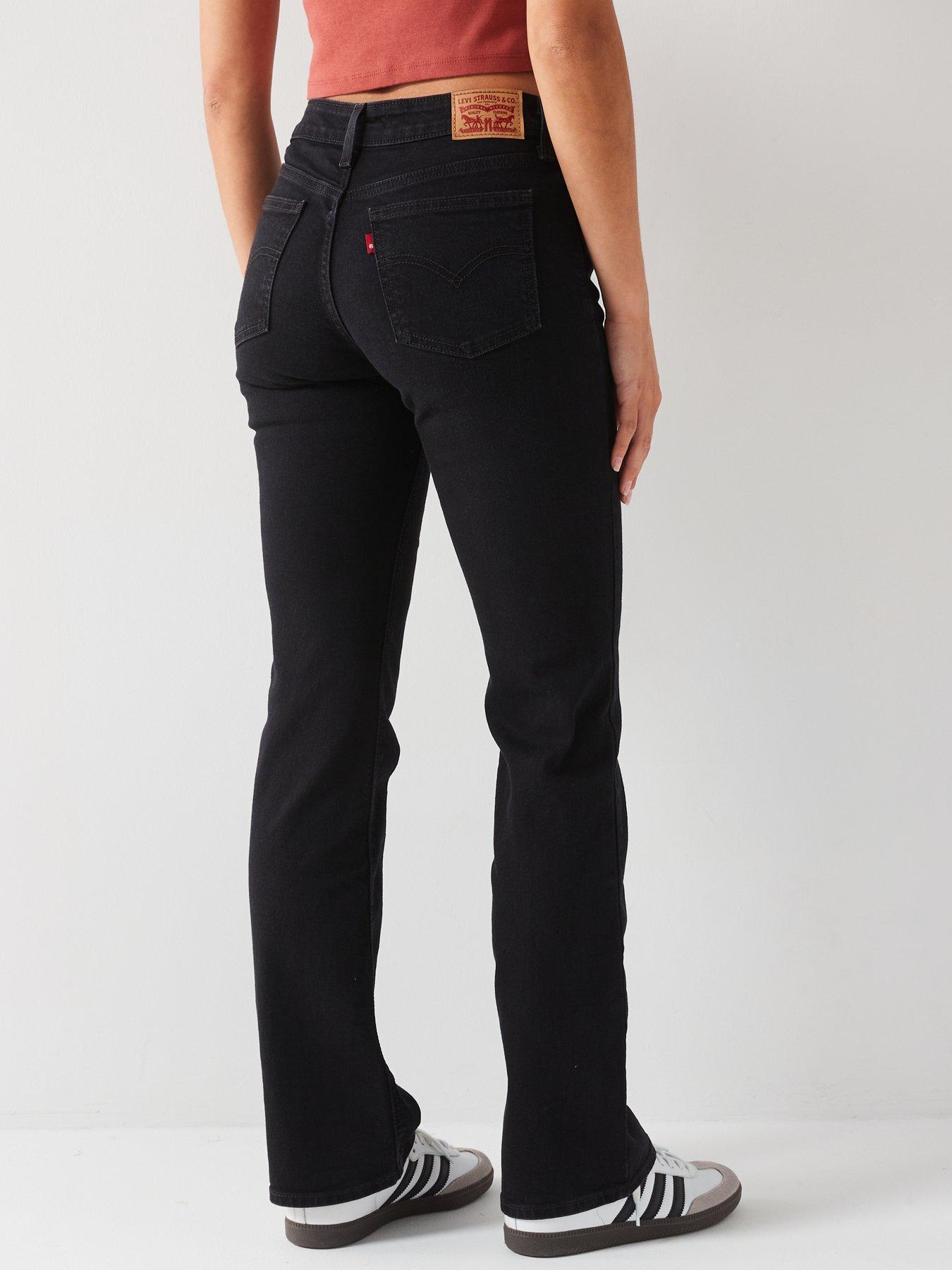 Image 2 of 5 of Levi's Superlow Bootcut Jeans - Crew Look - Black