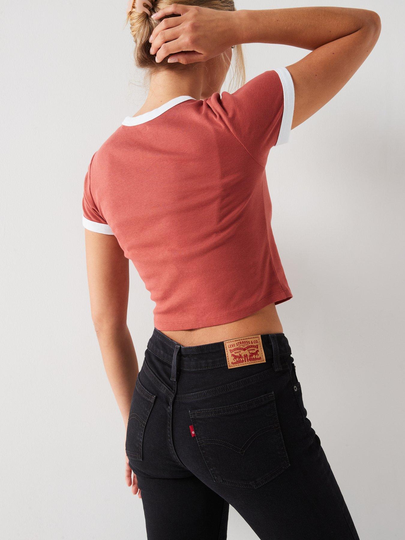 Image 4 of 5 of Levi's Superlow Bootcut Jeans - Crew Look - Black
