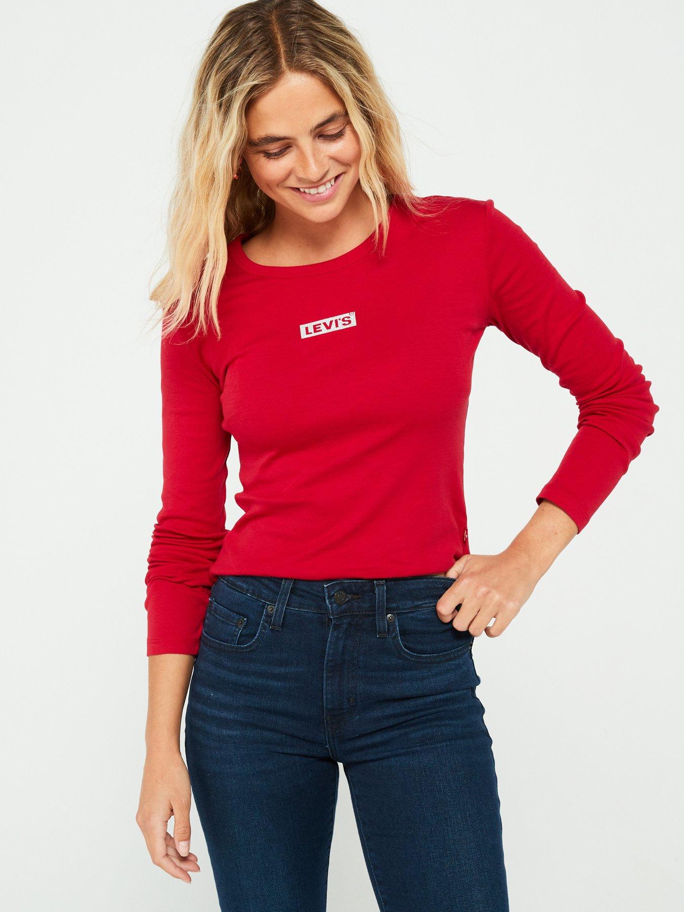 Levi's long sleeve tee store