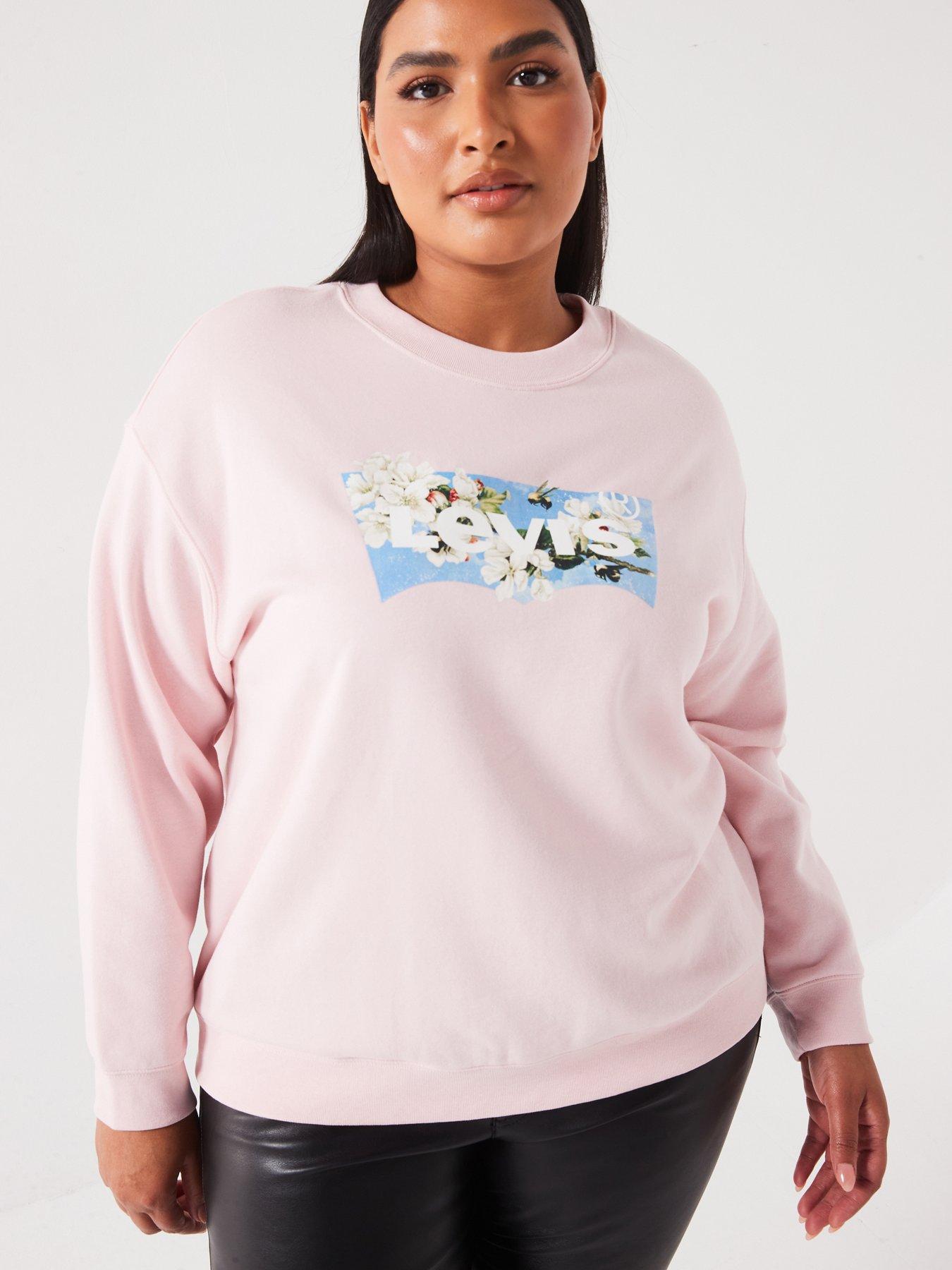 Hoodies Sweatshirts Plus Size Pink Women Very