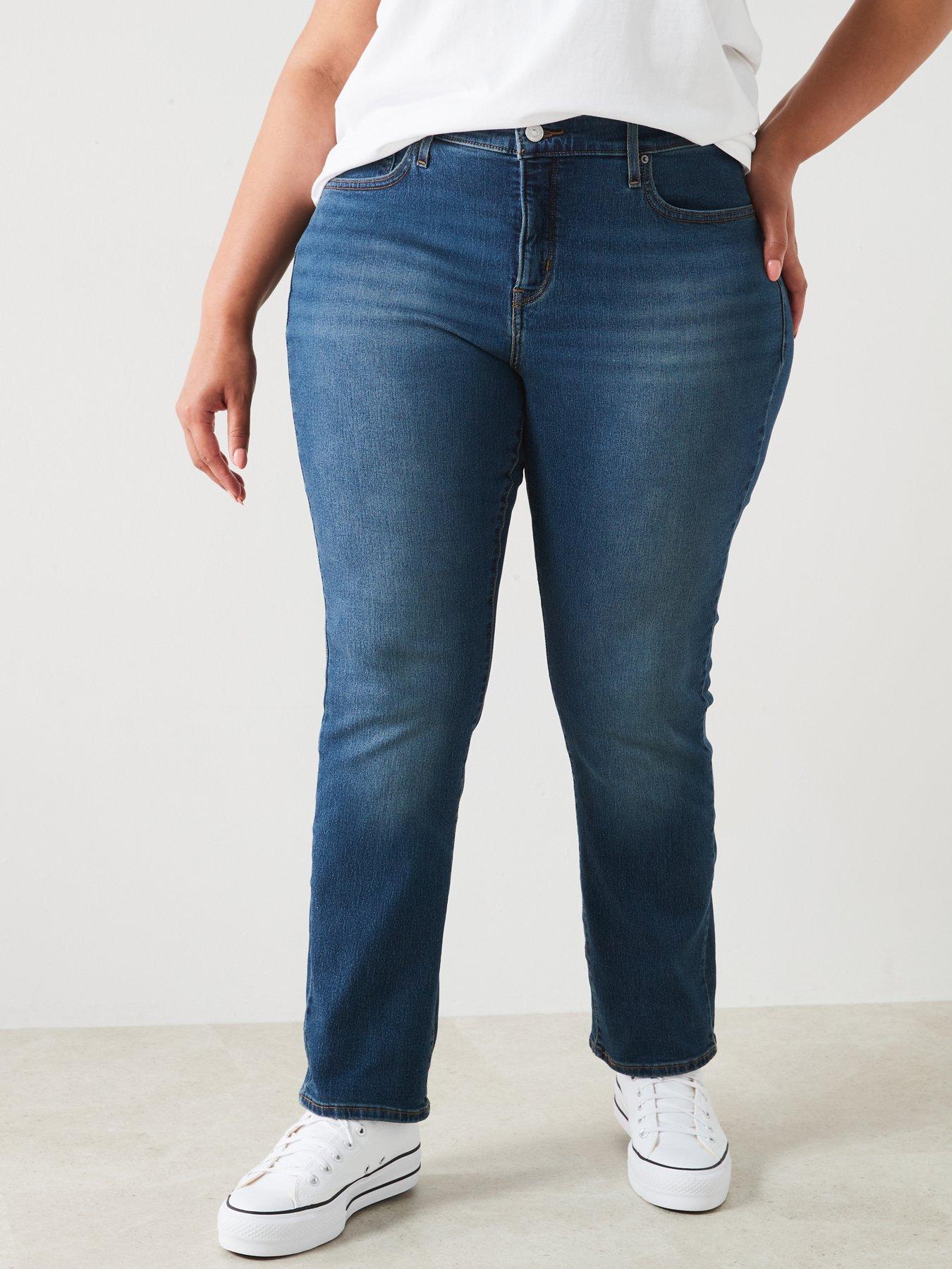 Image 1 of 4 of Levi's Plus 314T Shaping Straight Jeans (plus Size) - Zealous Blue Plus