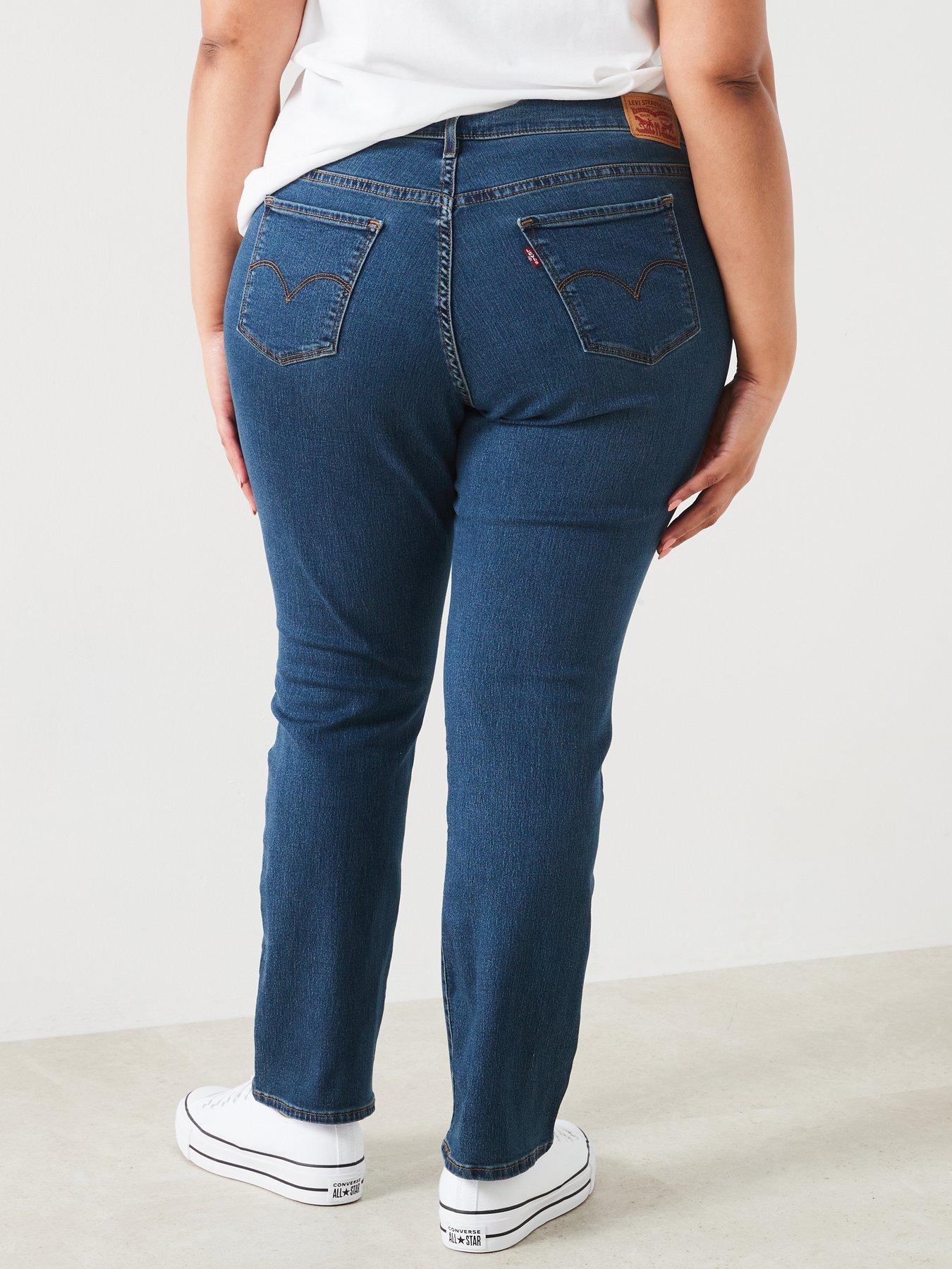 Image 2 of 4 of Levi's Plus 314T Shaping Straight Jeans (plus Size) - Zealous Blue Plus