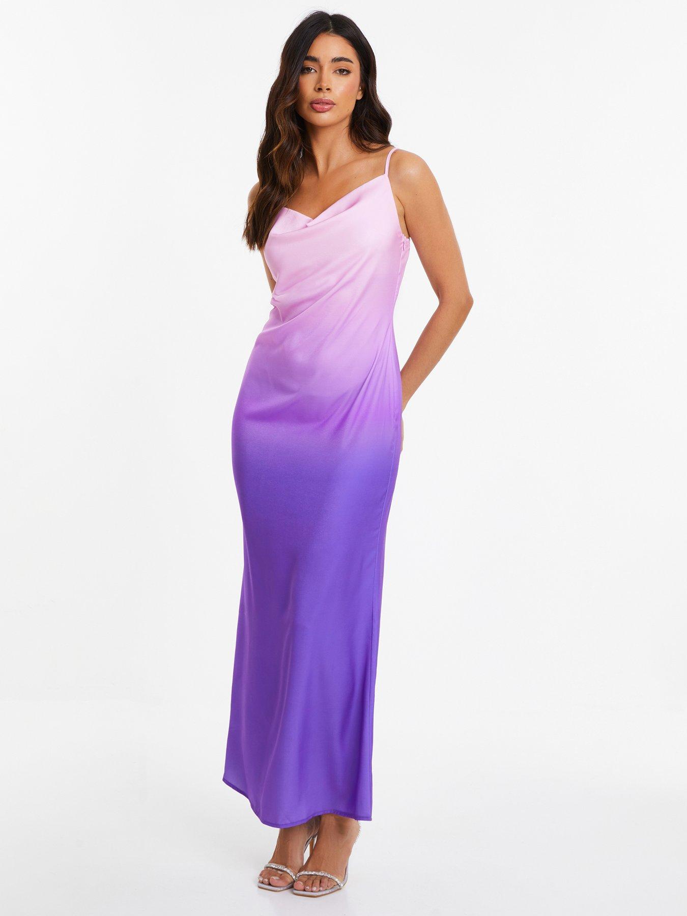 The New Wave Of Slip Dresses Celebrities LOVE | Evening dresses, Glamorous  outfits, Long maxi gowns