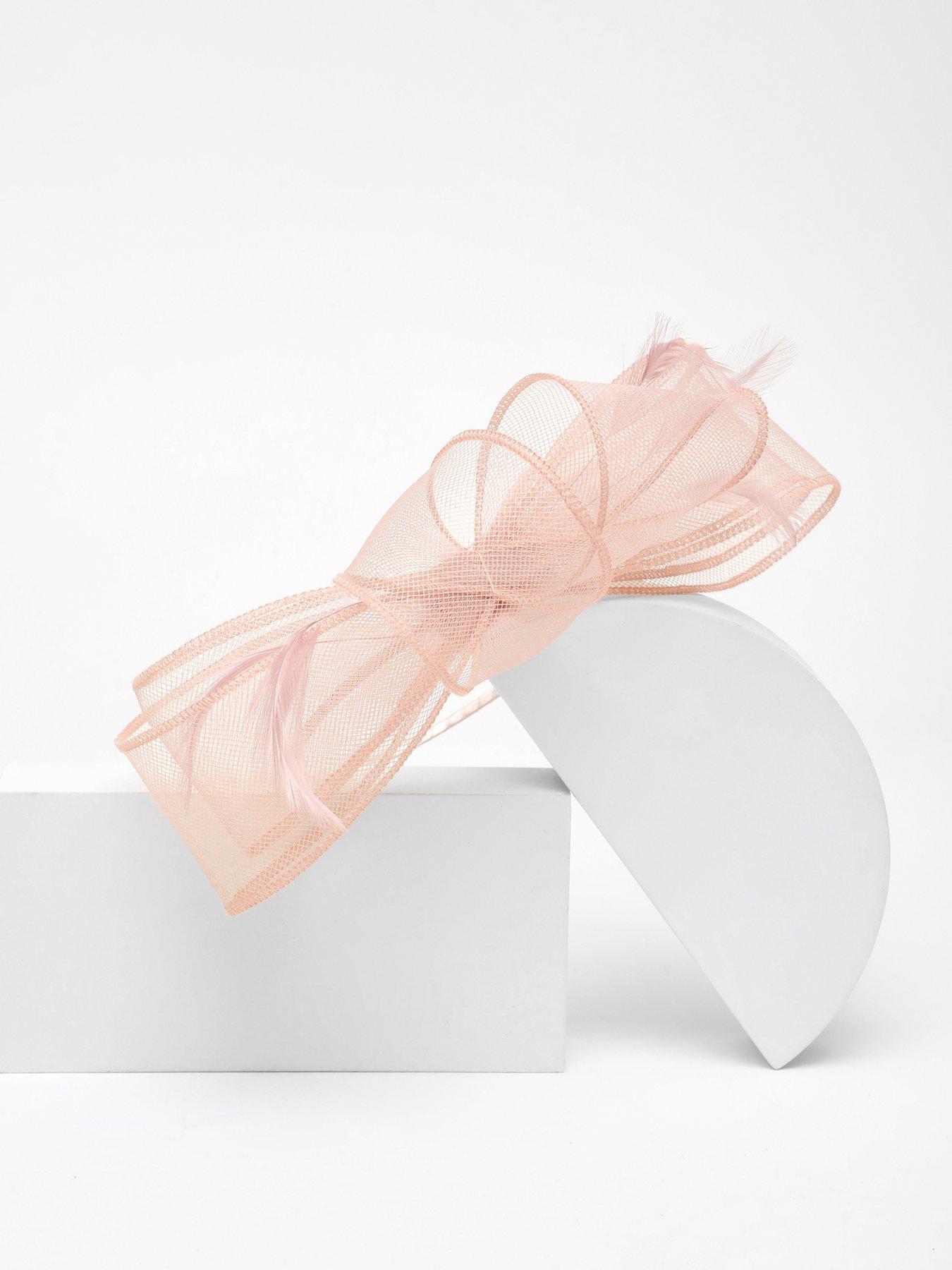 Image 2 of 2 of Quiz Mauve Feather Loop Headband Fascinator