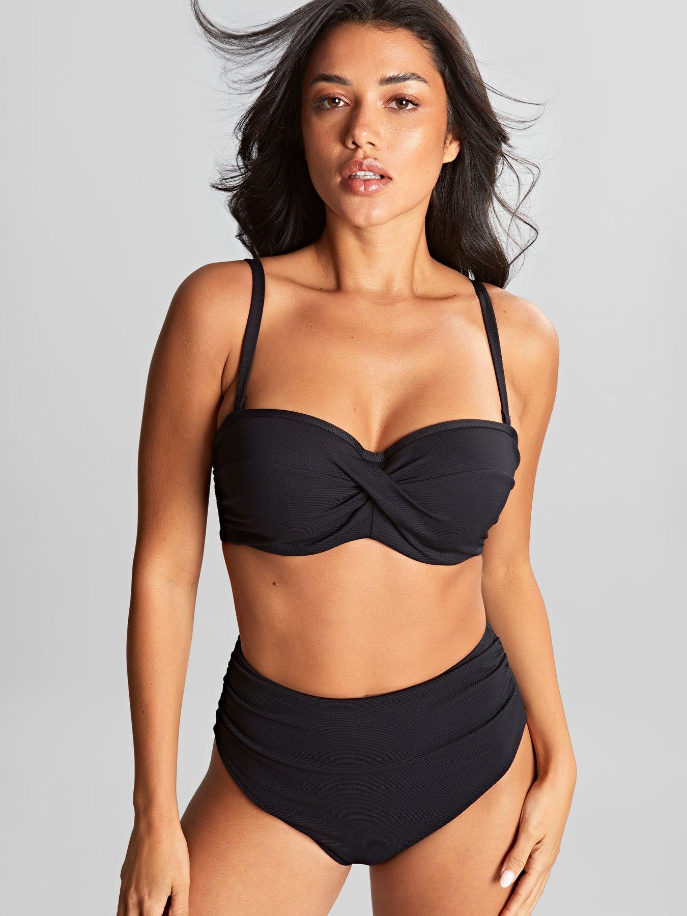 Panache Spirit Ella Bandeau Bikini Top - Black