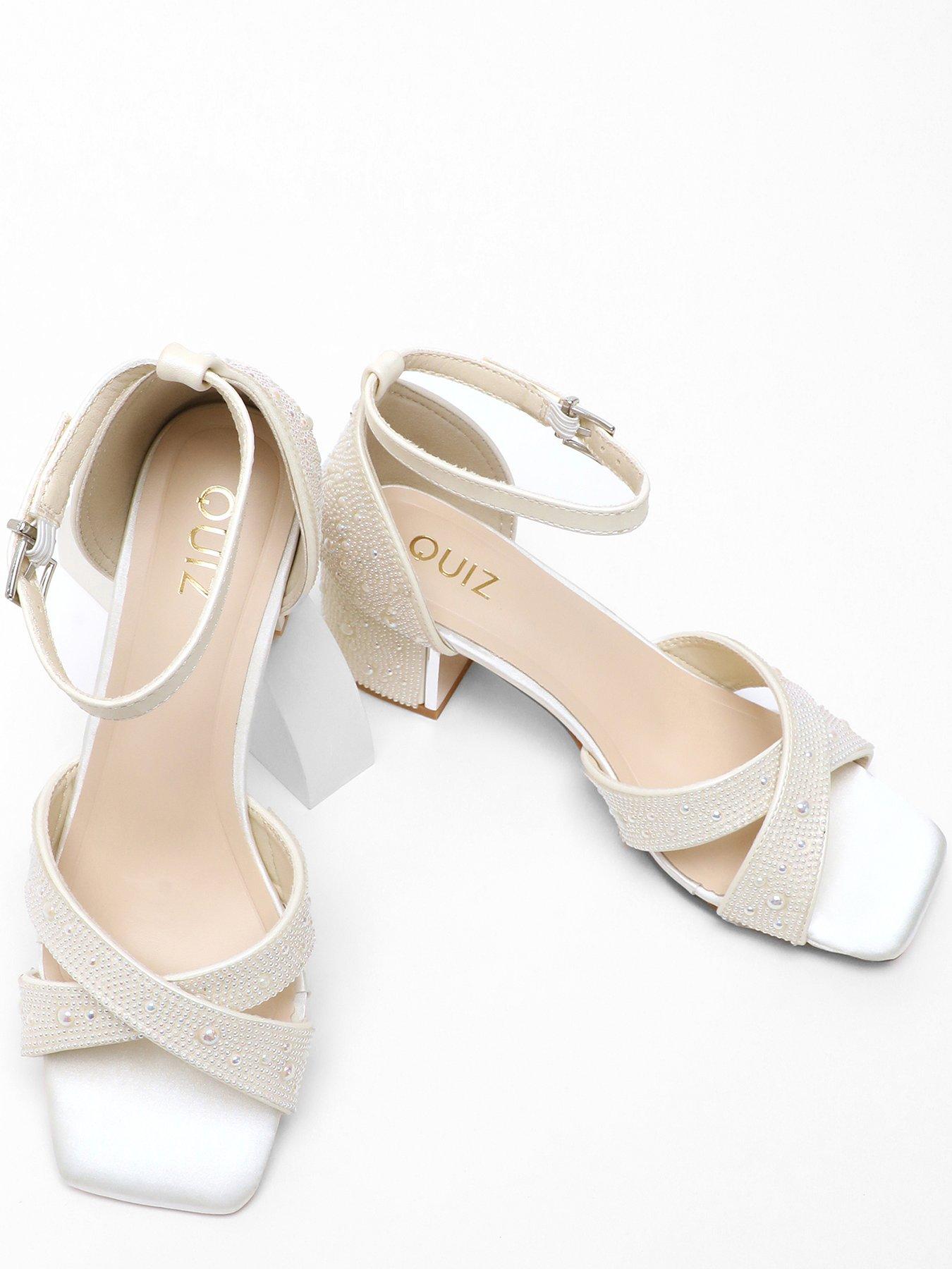 Quiz fashion white sandals