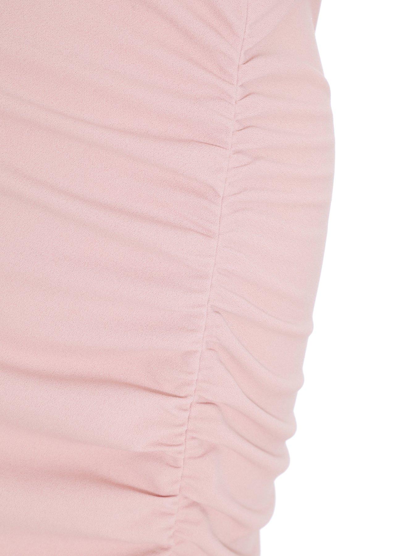 Quiz Pale Pink Diamante Wrap Maxi Dress Very