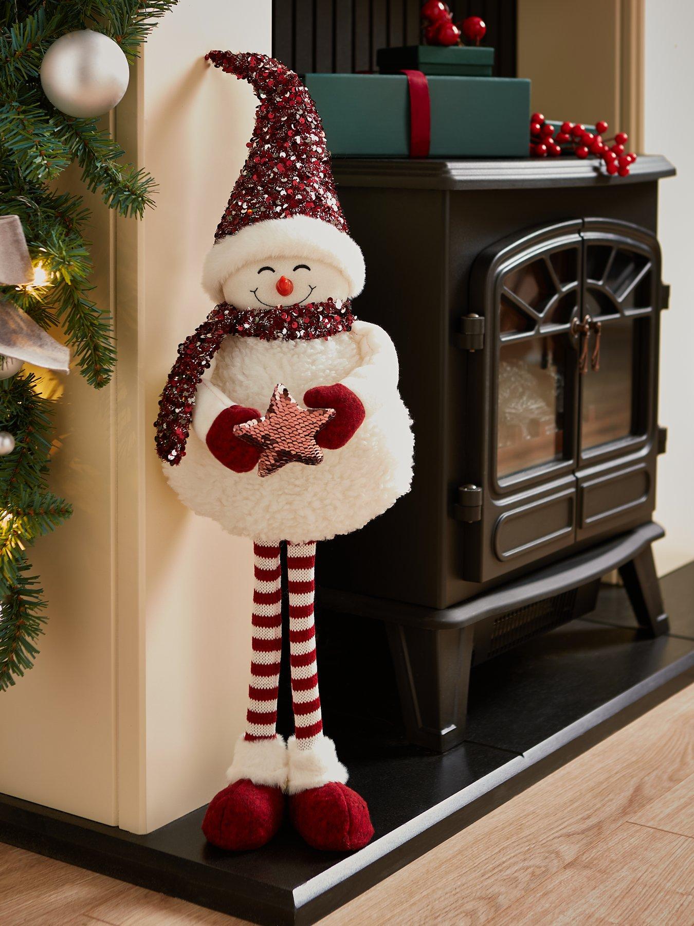 Product photograph of Three Kings Standing Snowgirl Christmas Decoration from very.co.uk