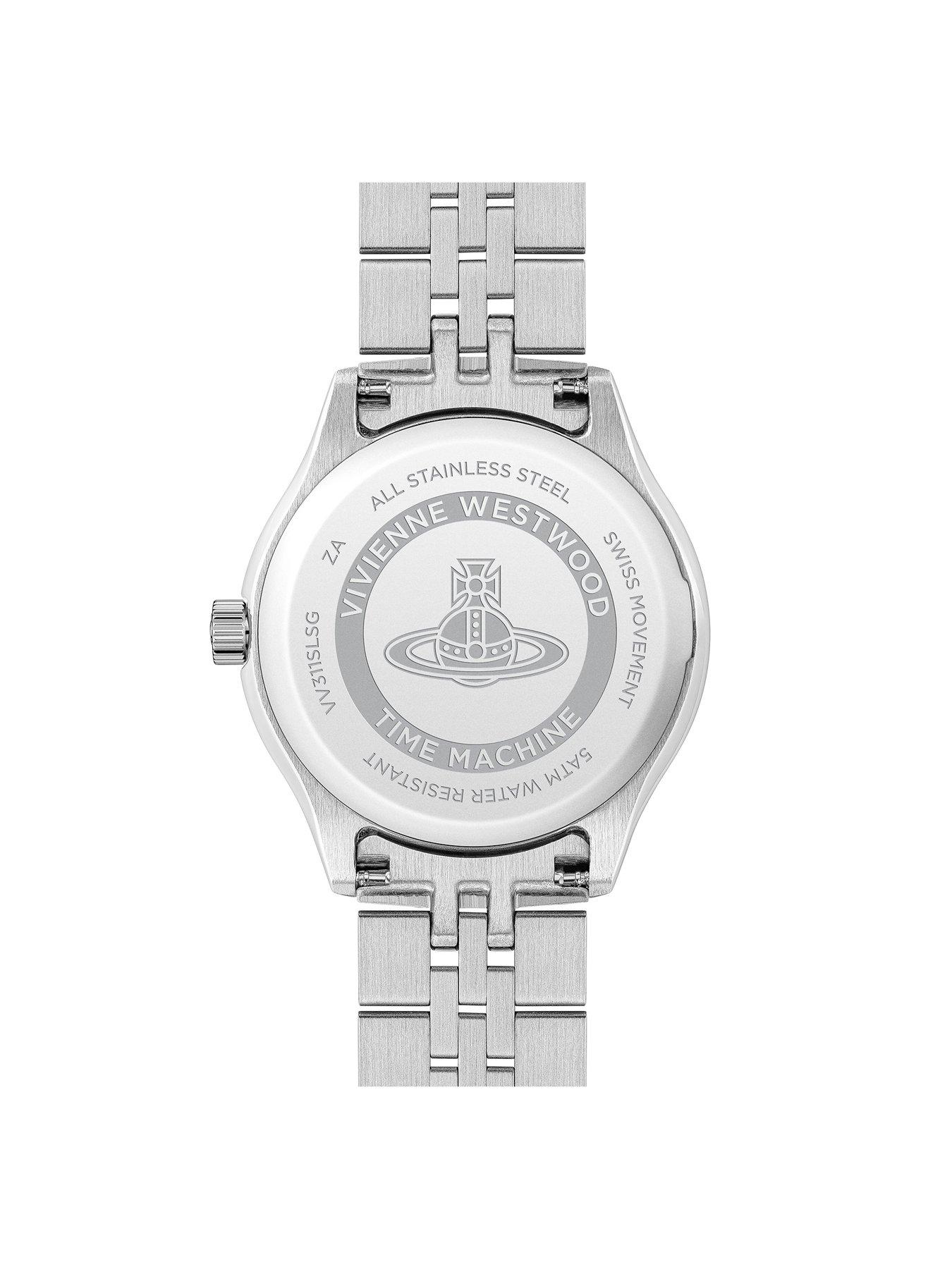 Image 5 of 6 of Vivienne Westwood Little Camberwell Quartz Watch with Silver Dial and Stainless Steel Bracelet
