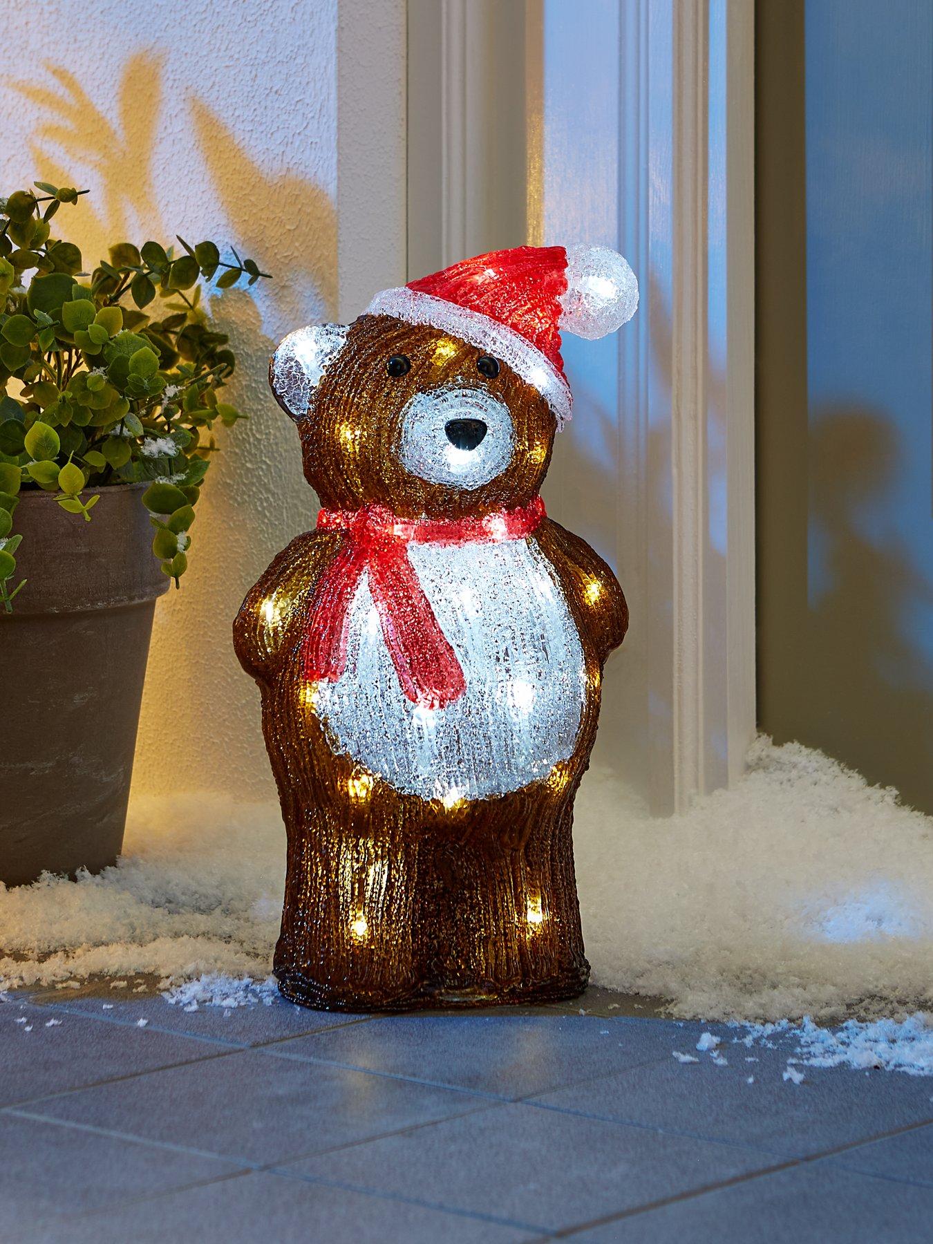 Product photograph of Three Kings Teddy Acrylic Outdoor Christmas Light from very.co.uk