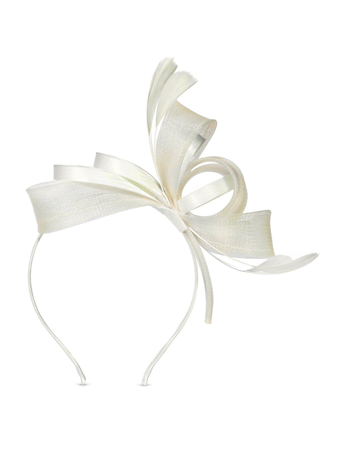 Image of Jon Richard Cream Fascinator Headband - Medium