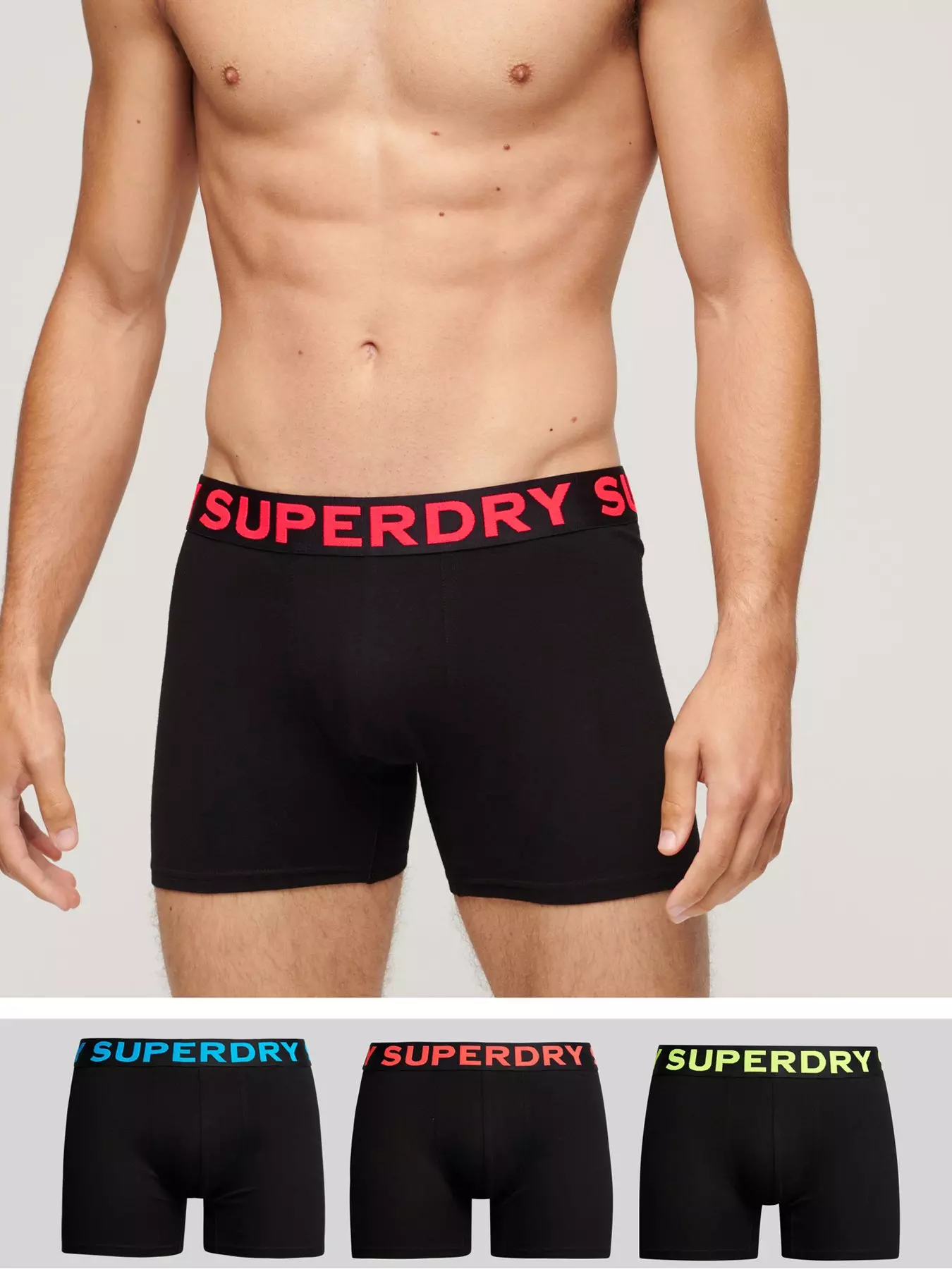 Mens Black Boxers