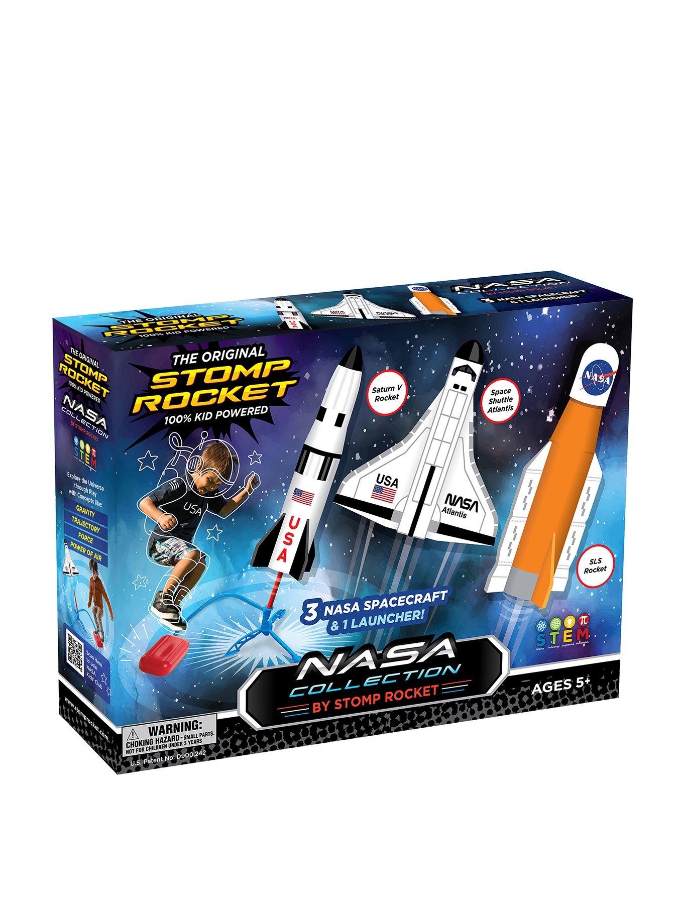 Product photograph of Stomp Rocket Space Nasa Collection 3 Spacecraft from very.co.uk