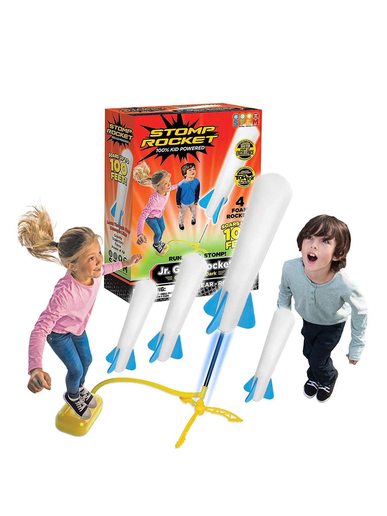 Product photograph of Stomp Rocket Junior Glow Rocket X 4 Rockets from very.co.uk