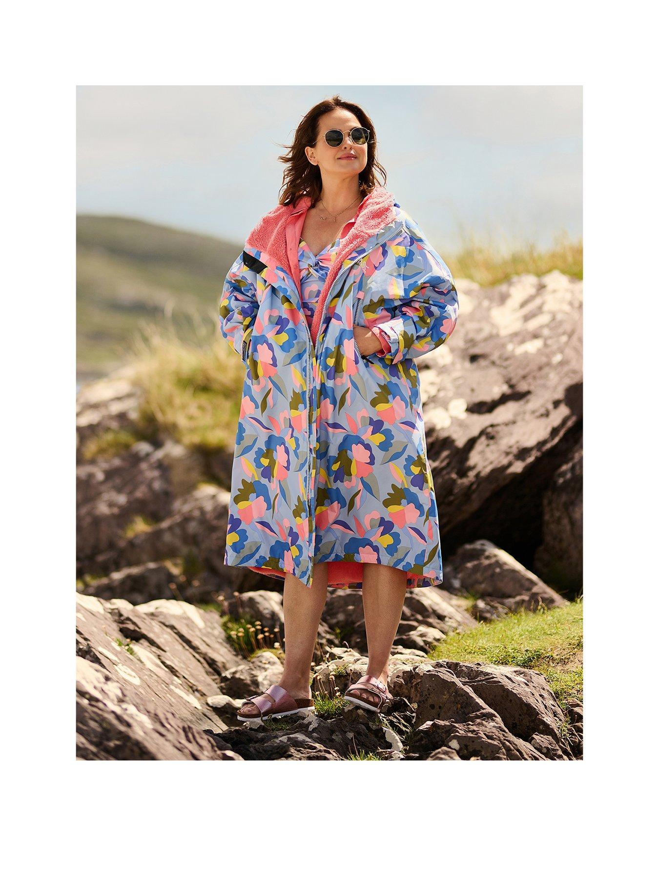 regatta-adult-waterproof-robe-abstract-floral-print