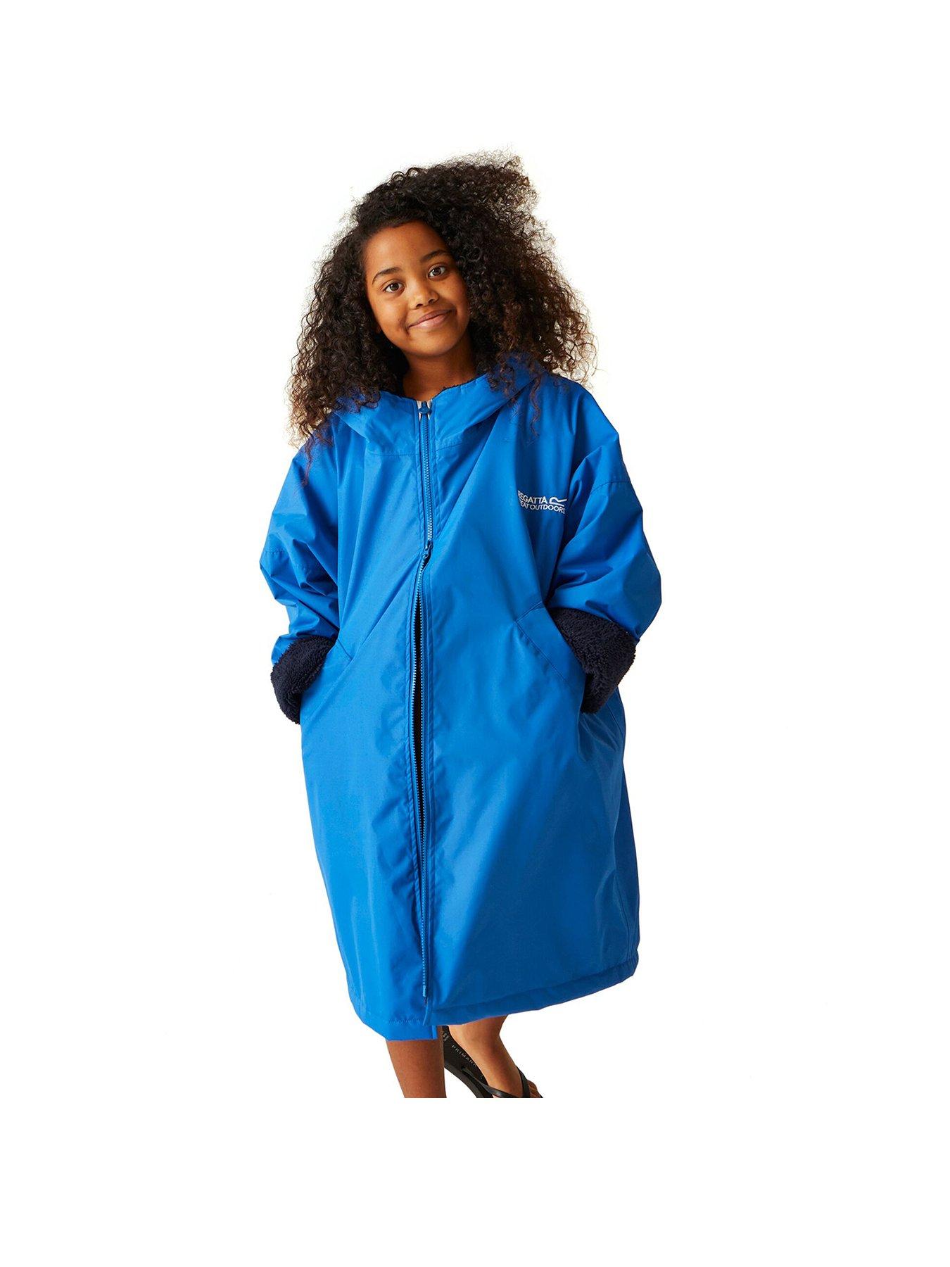 regatta-junior-waterproof-robe-oxfblunavy