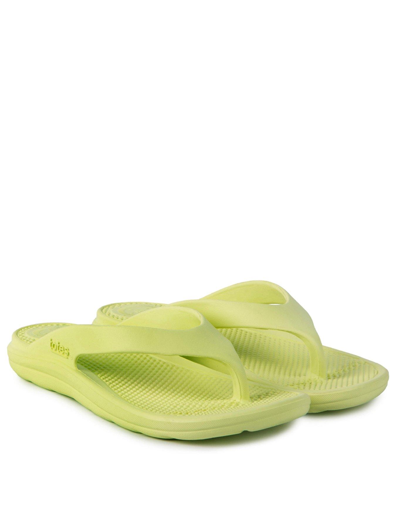 Image 1 of 6 of TOTES Solbounce With Toe Post Sandals - Lime