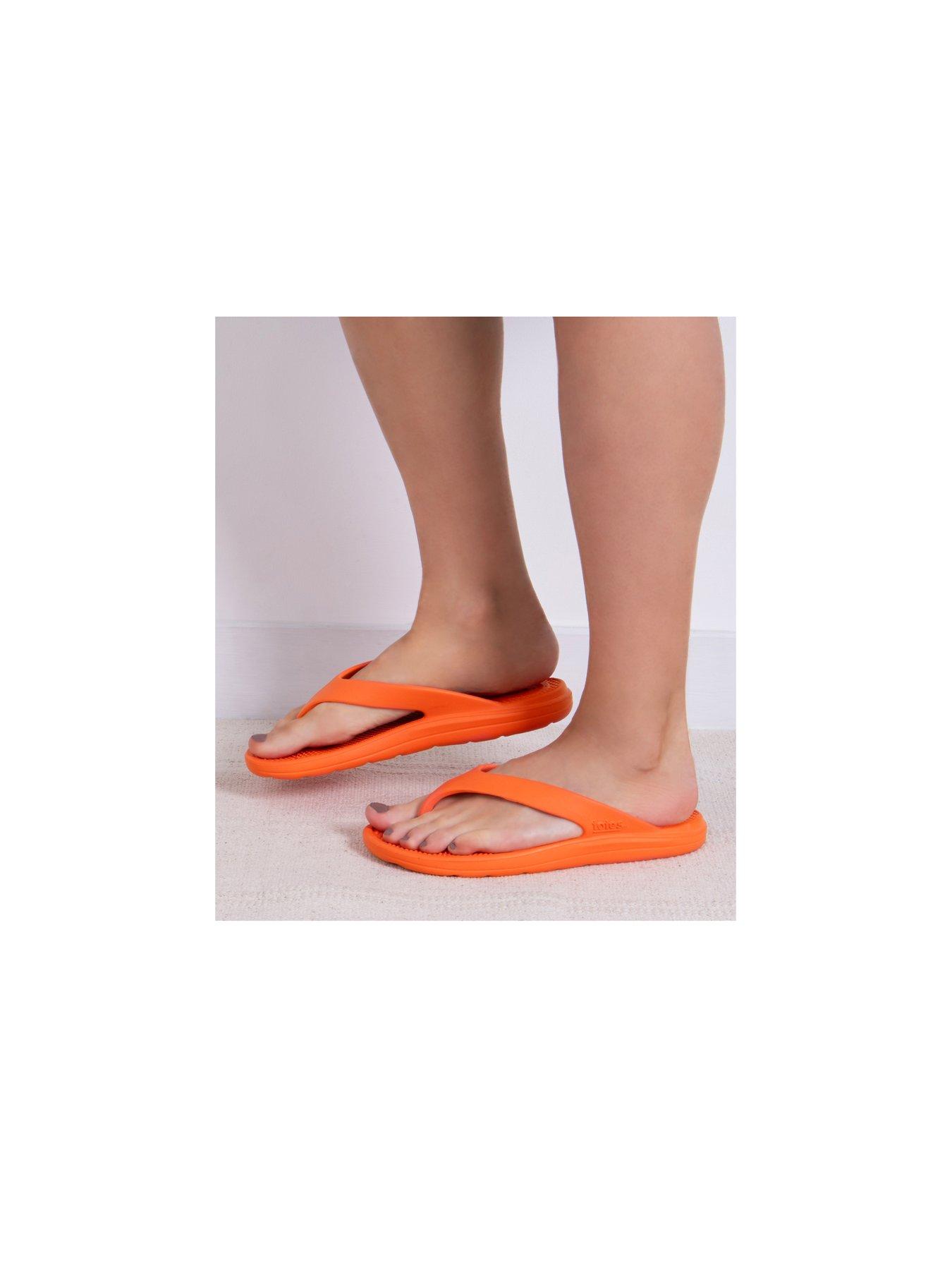 Image 5 of 6 of TOTES Solbounce With Toe Post Sandals - Orange