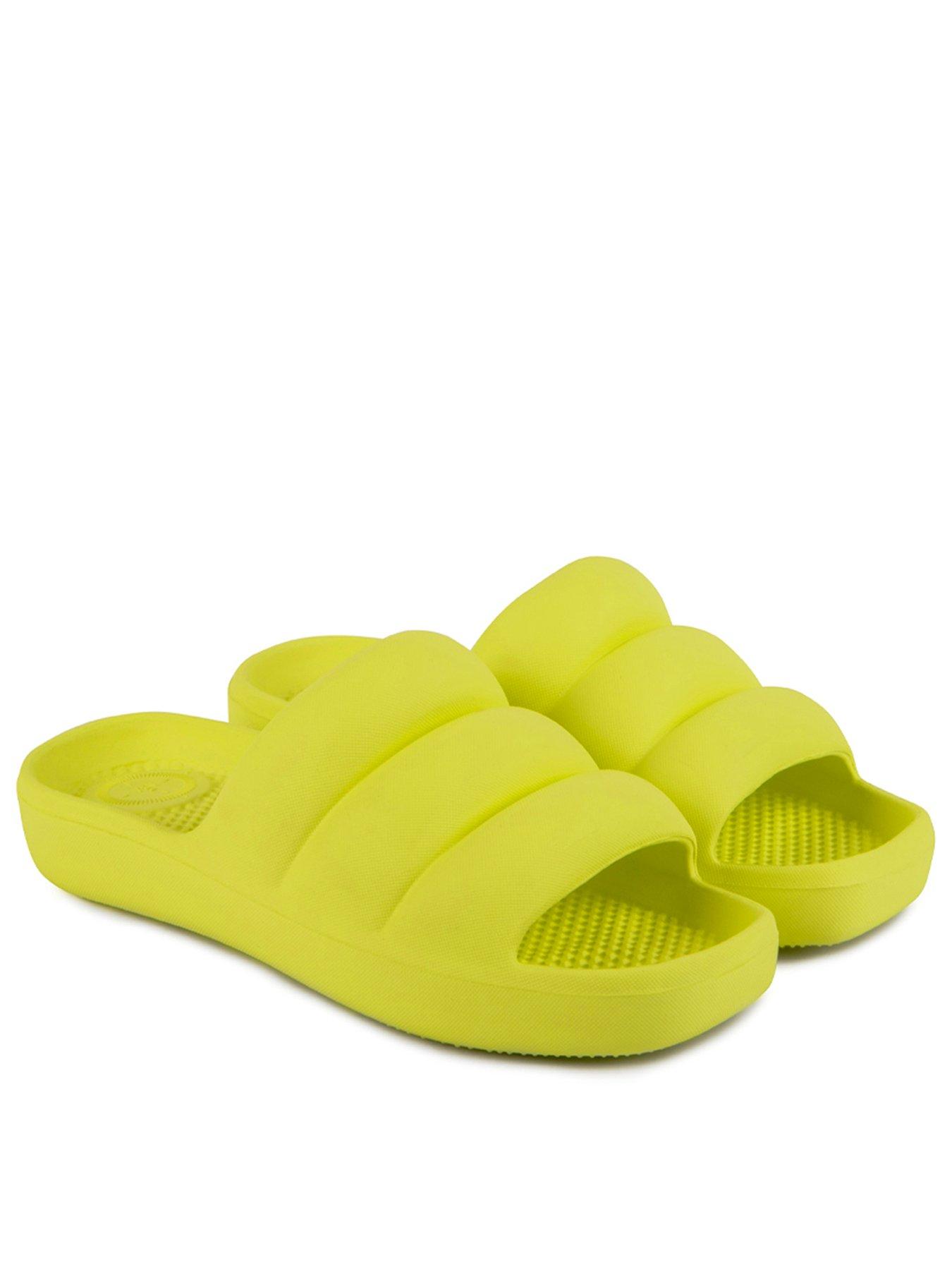 undefined Solbounce Moulded Puffy Slide - Lime