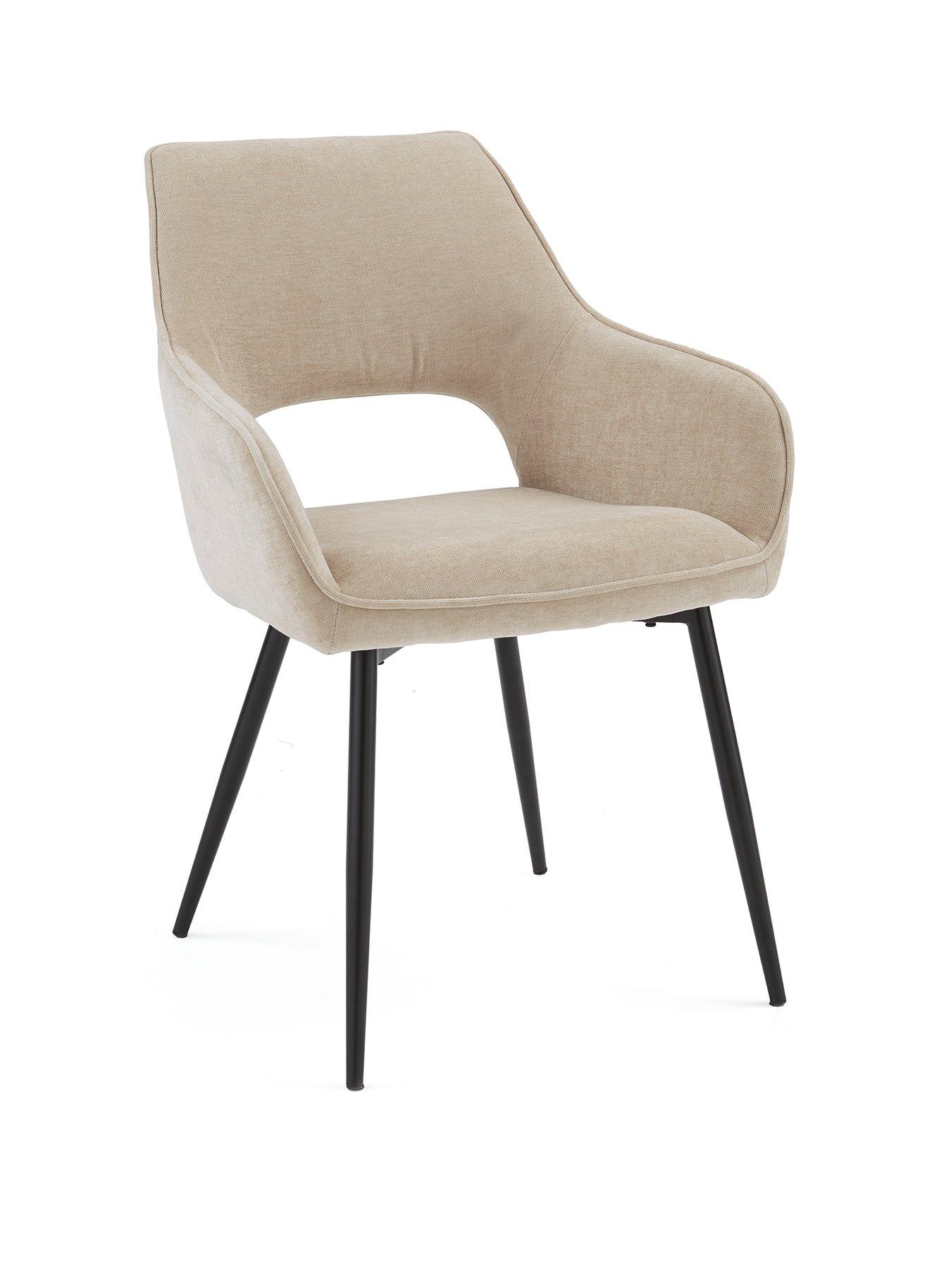 Image 2 of 5 of Very Home Sheldon Pair of Dining Chairs - Brown -&nbsp;FSC&reg; Certified