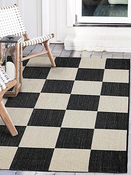 Product photograph of Very Home County Checks Rug 160x230 from very.co.uk