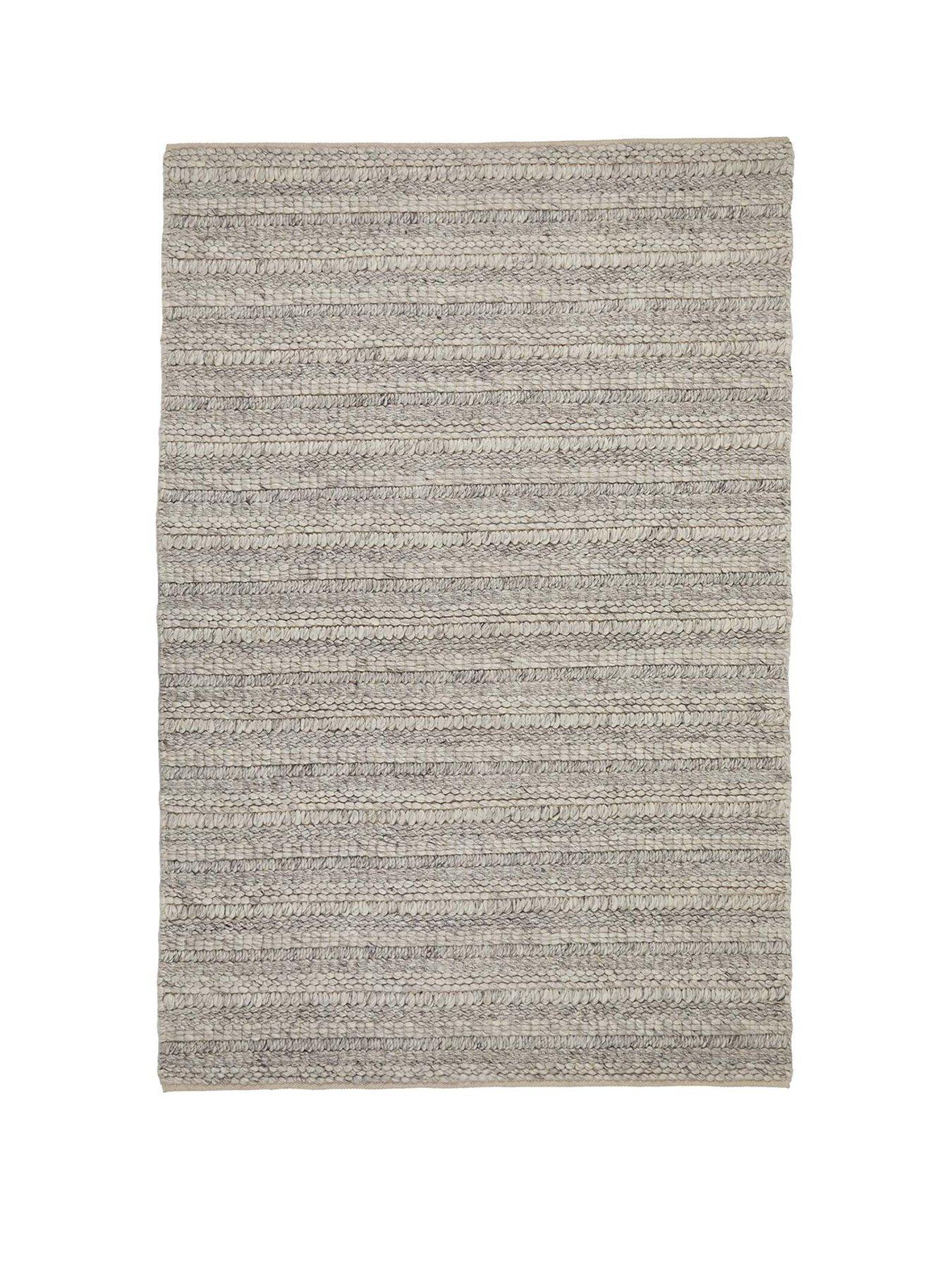 Image 2 of 5 of Michelle Keegan Home Textured 100% Wool Rug