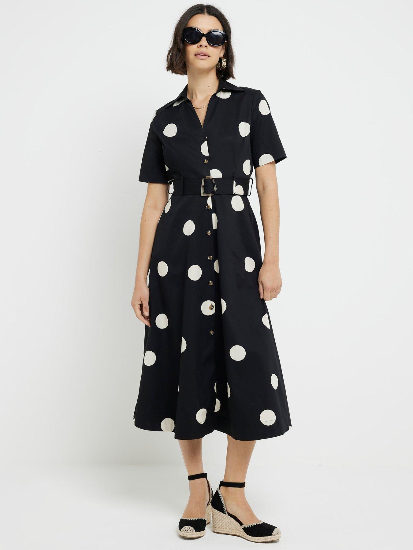 River island polka dot top online