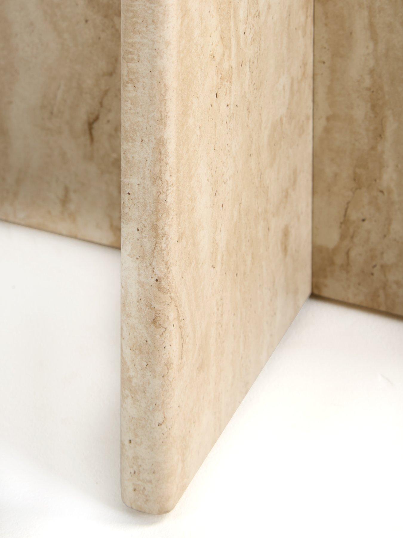 Image 5 of 7 of Very Home Bloc Stone Effect&nbsp;Side Table&nbsp;- FSC&reg;&nbsp;Certified