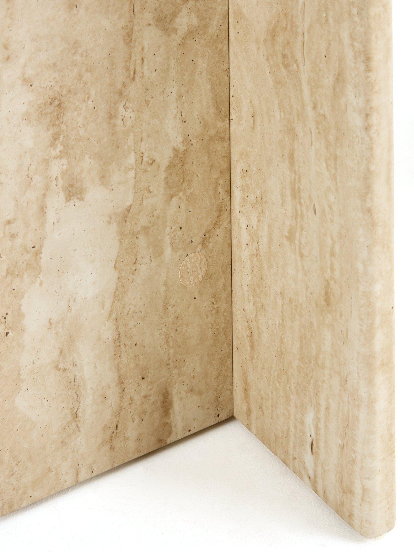 Image 5 of 7 of The Very Collection Bloc Stone Effect&nbsp;Console Table&nbsp;- FSC&reg; Certified