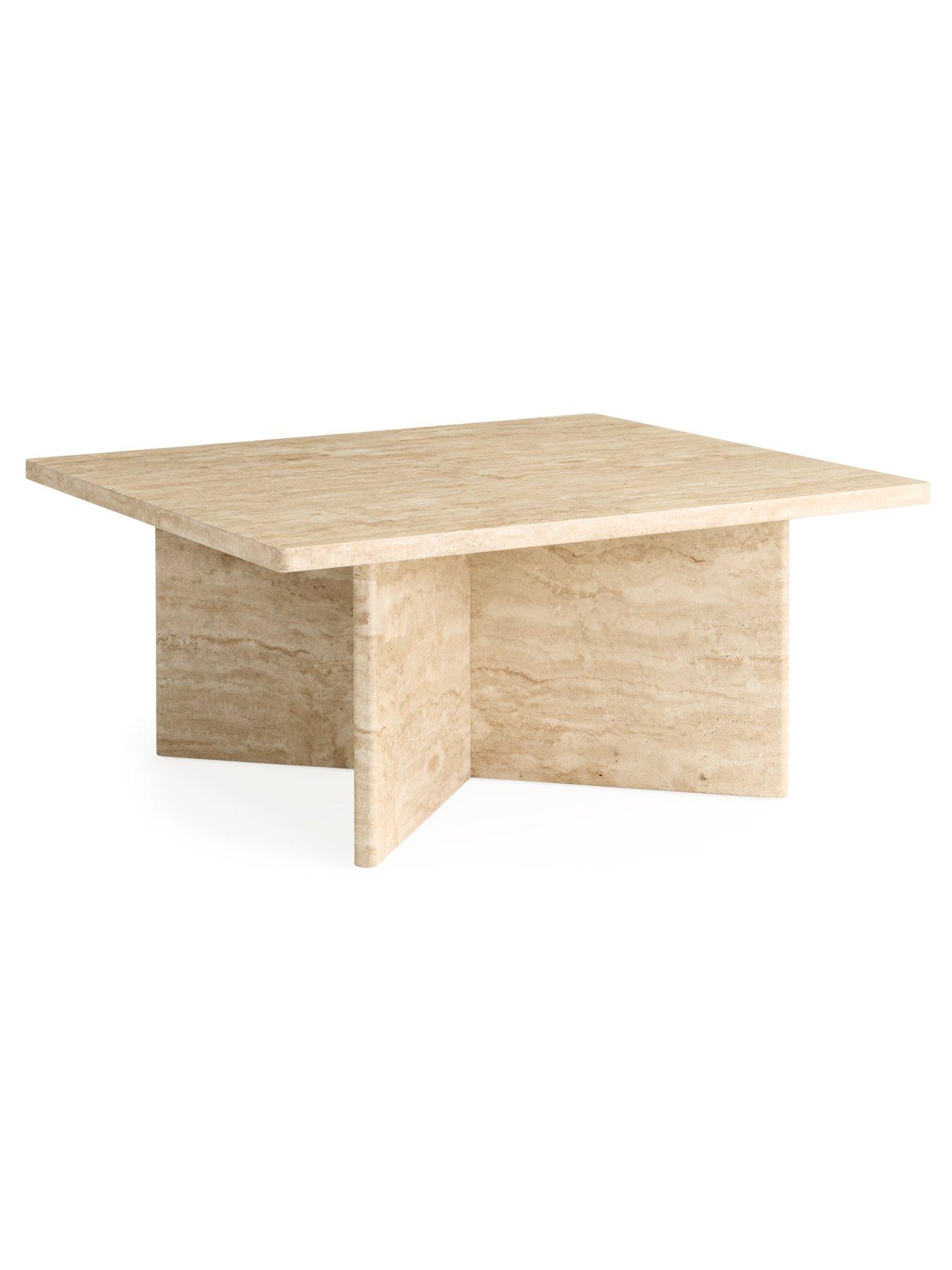 Image 3 of 7 of Very Home Bloc Stone Effect Coffee Table&nbsp;- FSC&reg; Certified