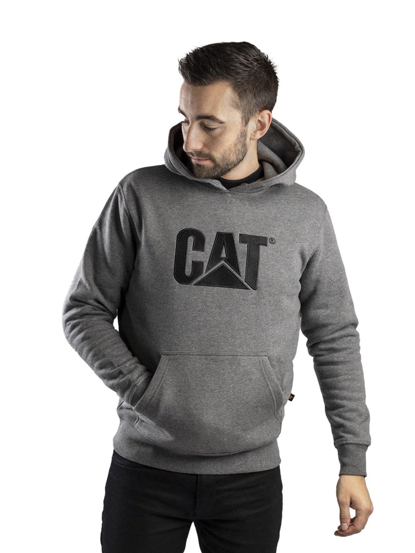 Cat Trademark Overhead Hoodie - Grey