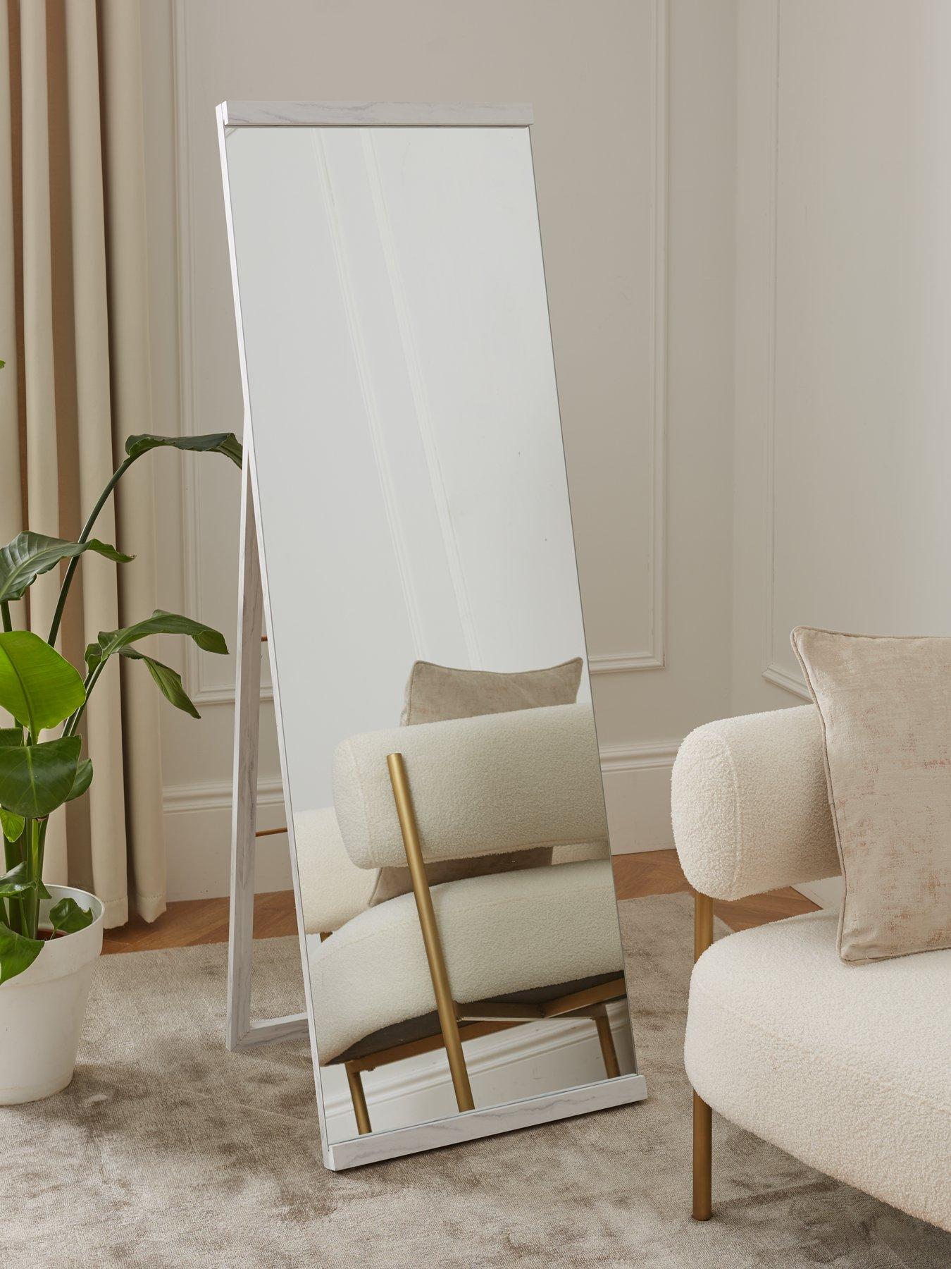 Very Home Standing Mirror - Marble 150x50cm