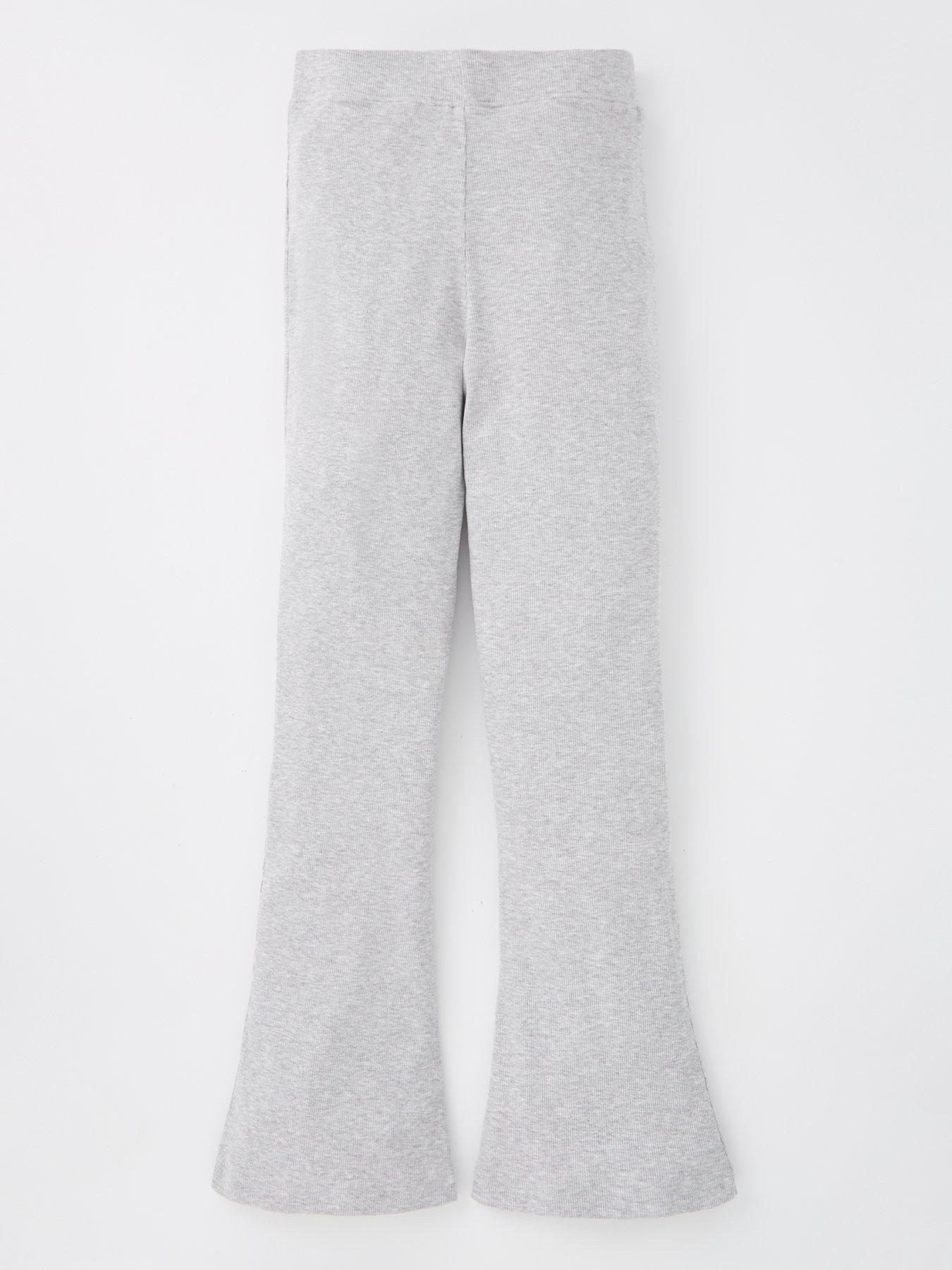 Image 2 of 4 of Everyday Girls Grey Ribbed Flare