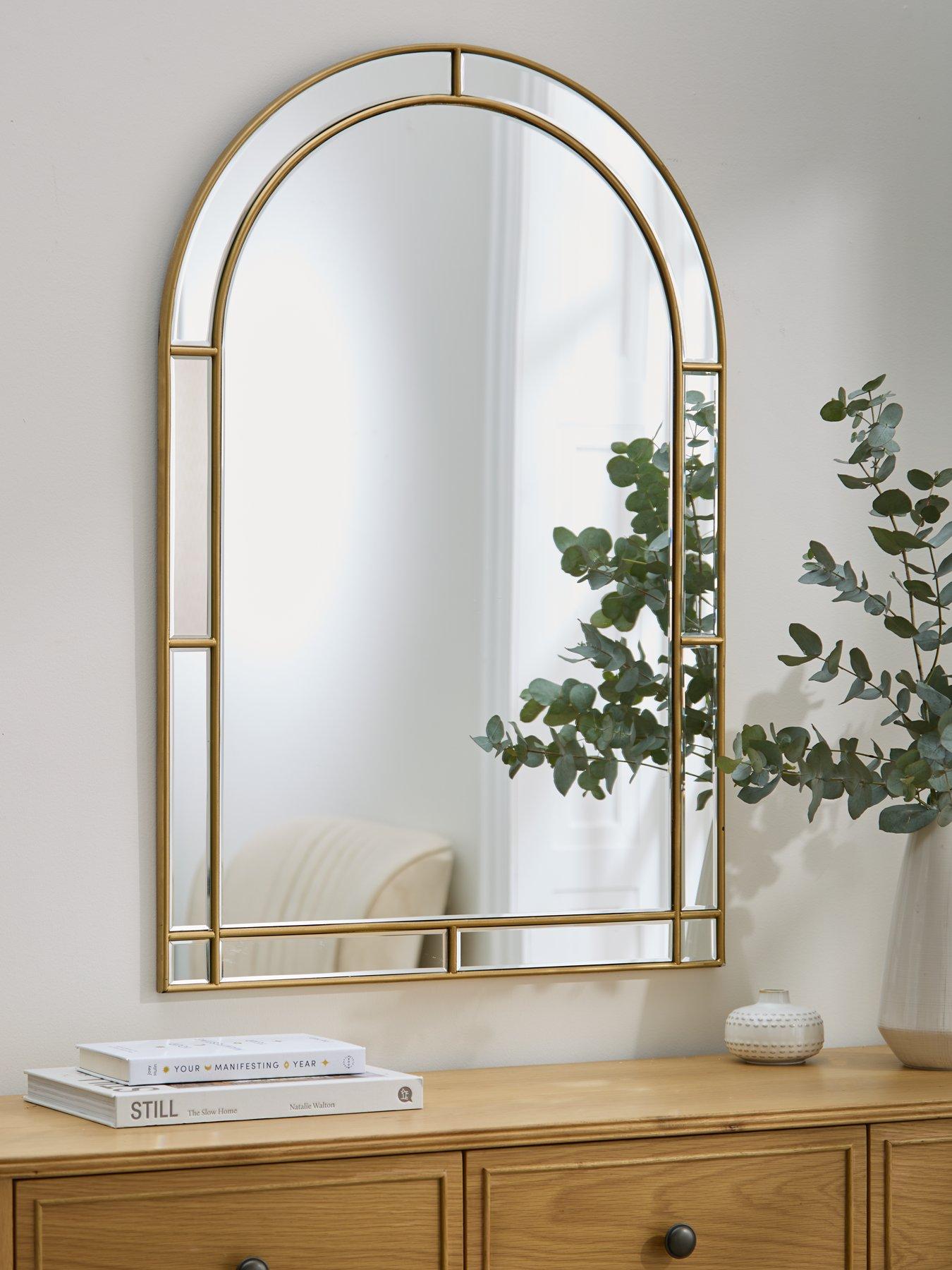 Product photograph of Very Home Art Deco Mirror 90x60cm from very.co.uk