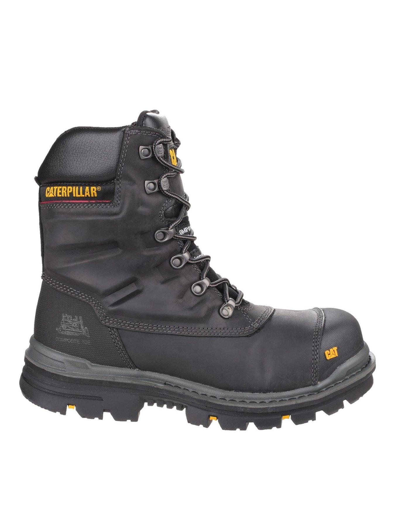 CAT Mens Premier Boot, Black, Size 8, Men