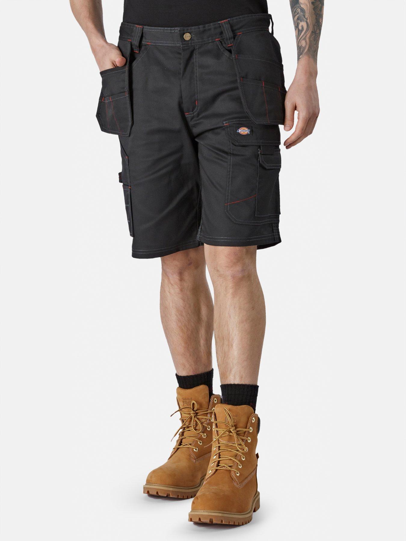 Dickies Redhawk Pro Work Shorts, Black, Size 32, Men