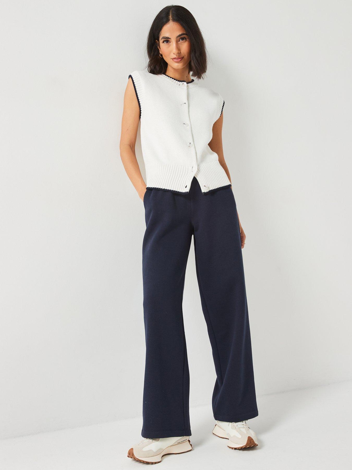 Image 3 of 6 of Everyday Wide Leg Jogger - Blue