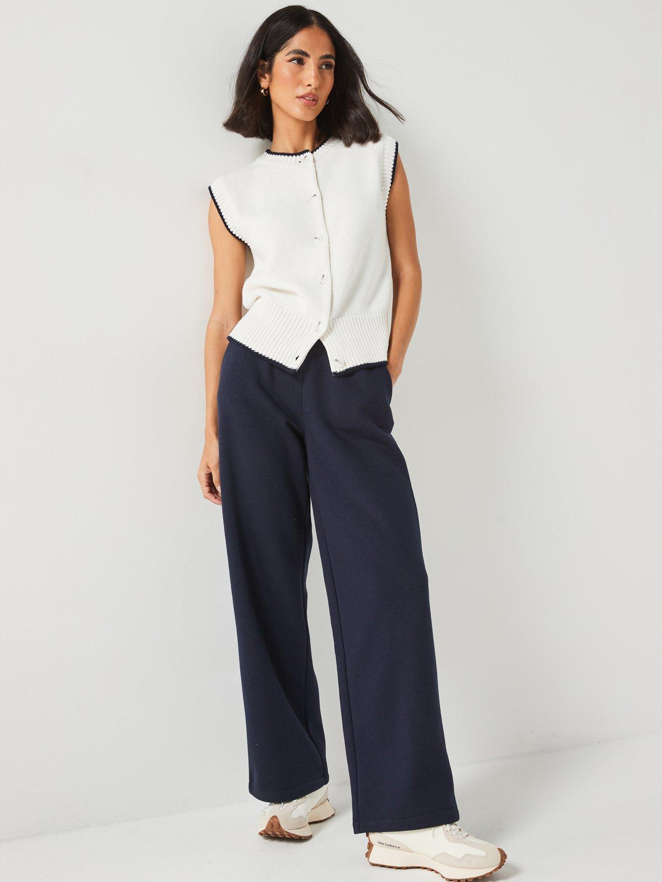 Image 5 of 6 of Everyday Wide Leg Jogger - Blue