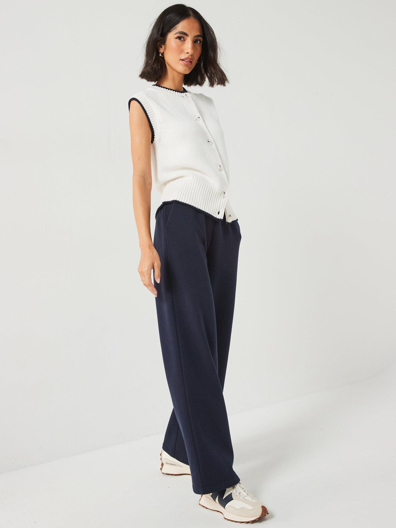 Image 6 of 6 of Everyday Wide Leg Jogger - Blue