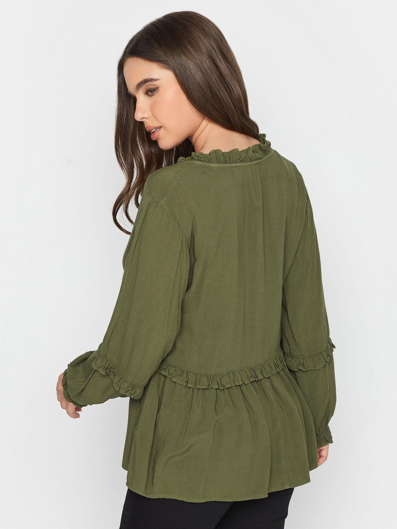 Katy Smock Volume Top Desert Sage