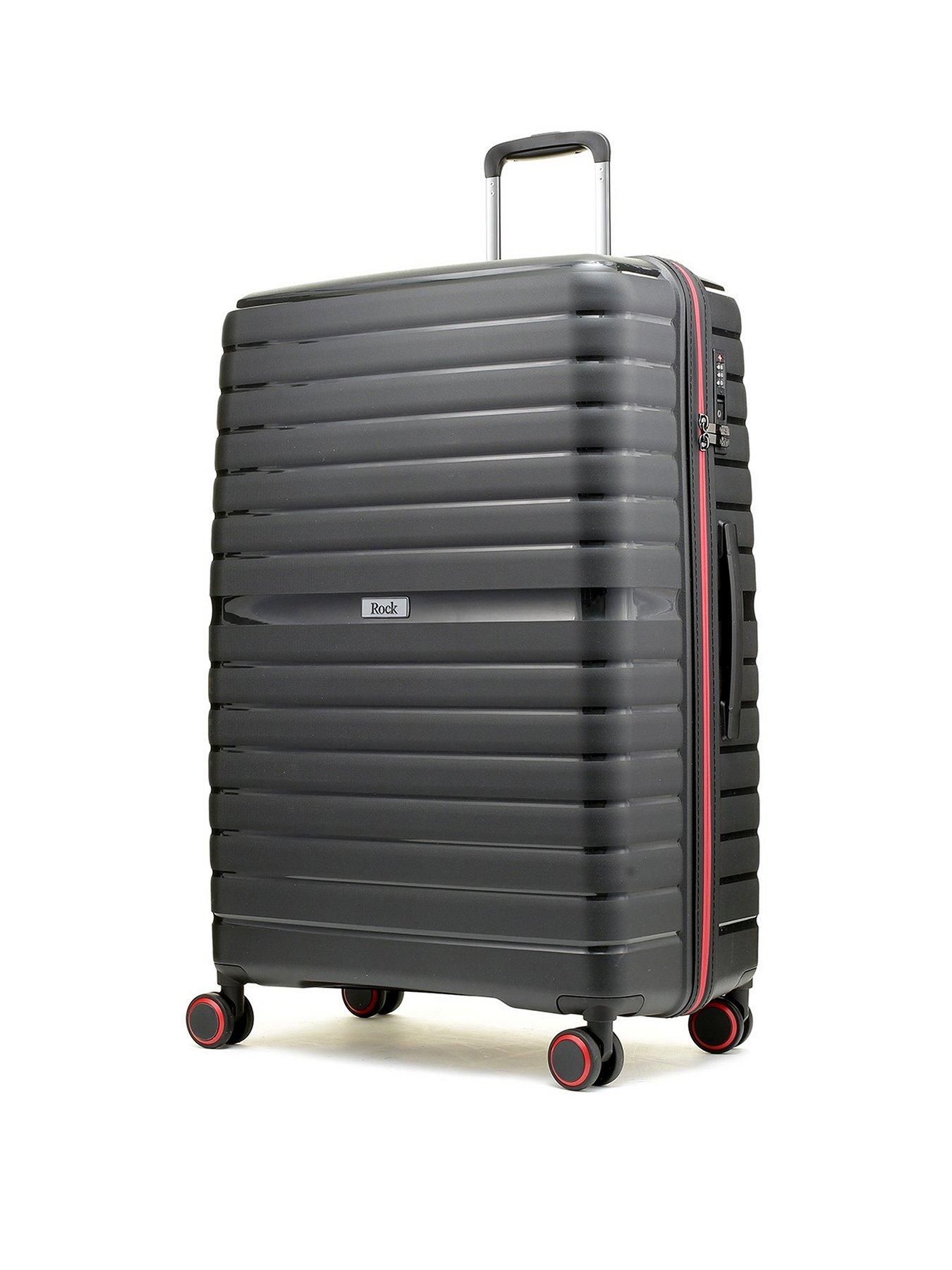 Black lightweight suitcase clearance