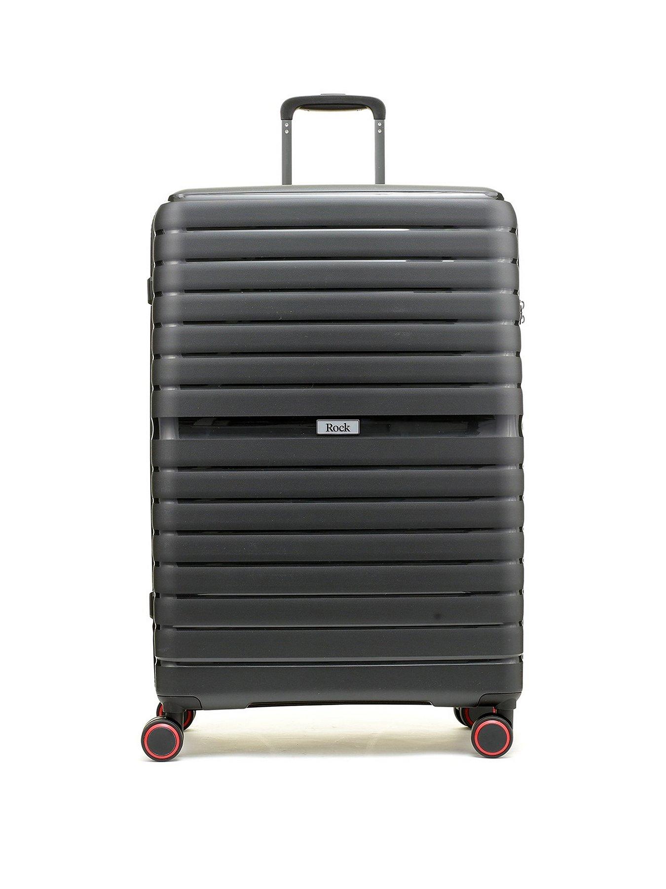 Image 2 of 6 of Rock Luggage Hydra-Lite Large Suitcase (Black)