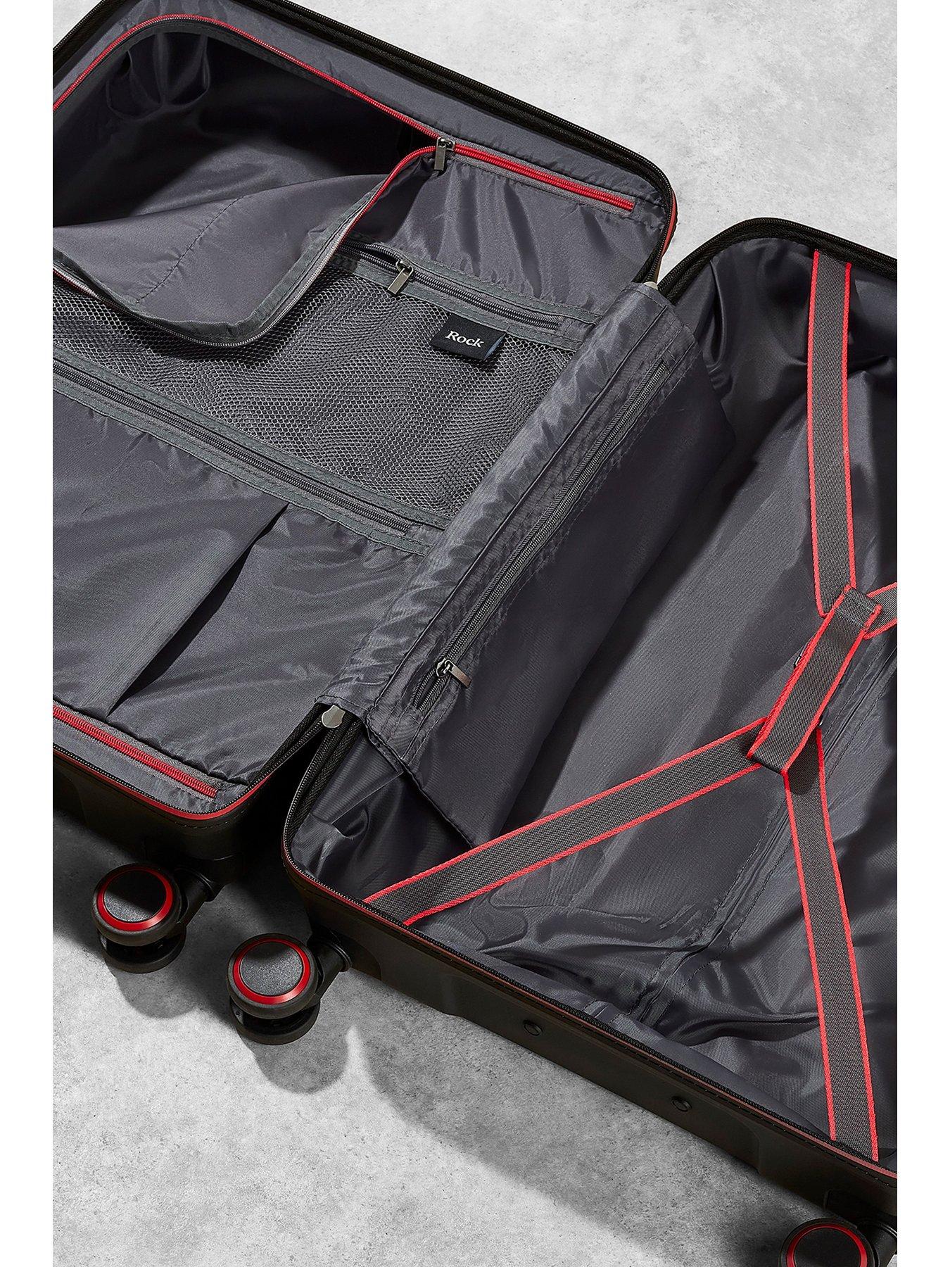 Image 5 of 6 of Rock Luggage Hydra-Lite 3 Piece Suitcase&nbsp;Set (Black)