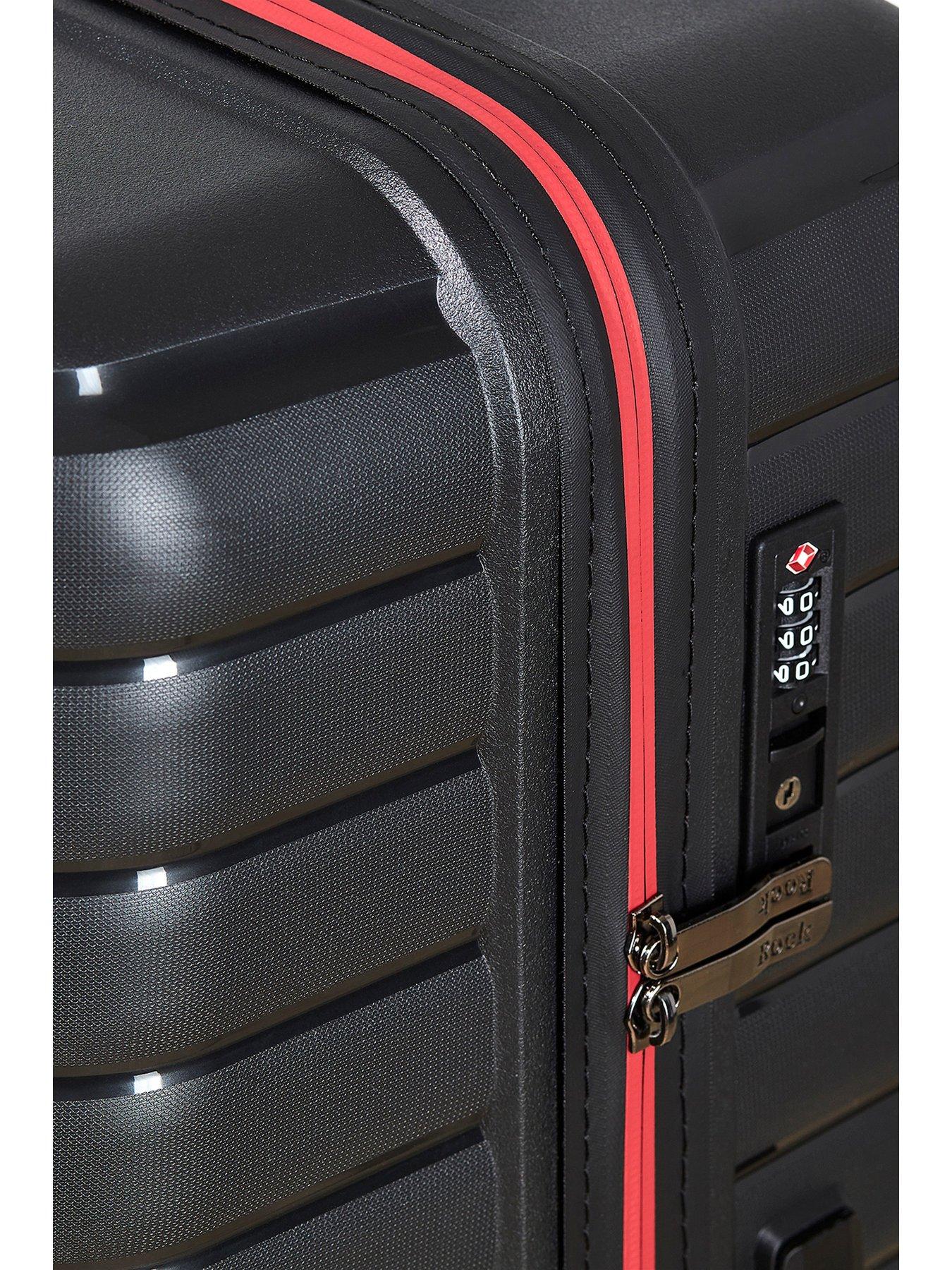 Image 6 of 6 of Rock Luggage Hydra-Lite 3 Piece Suitcase&nbsp;Set (Black)